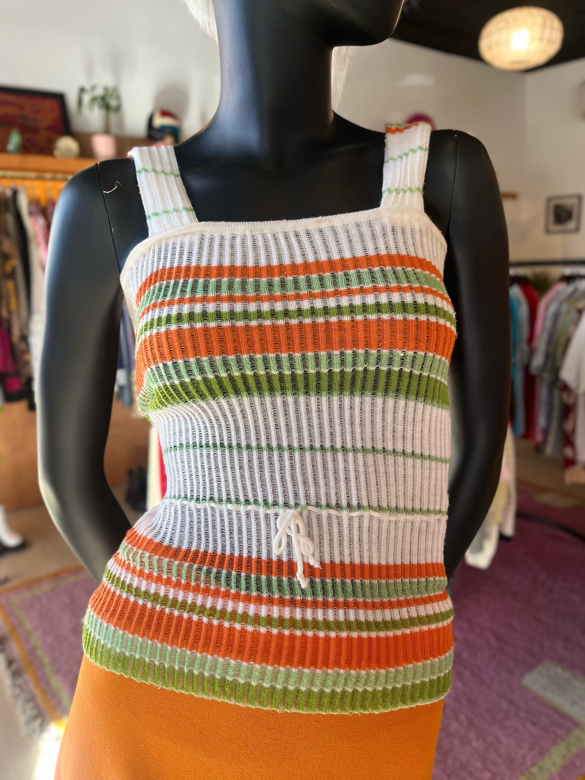 Bonwit Teller Tank Top and Maxi Skirt 2 piece set