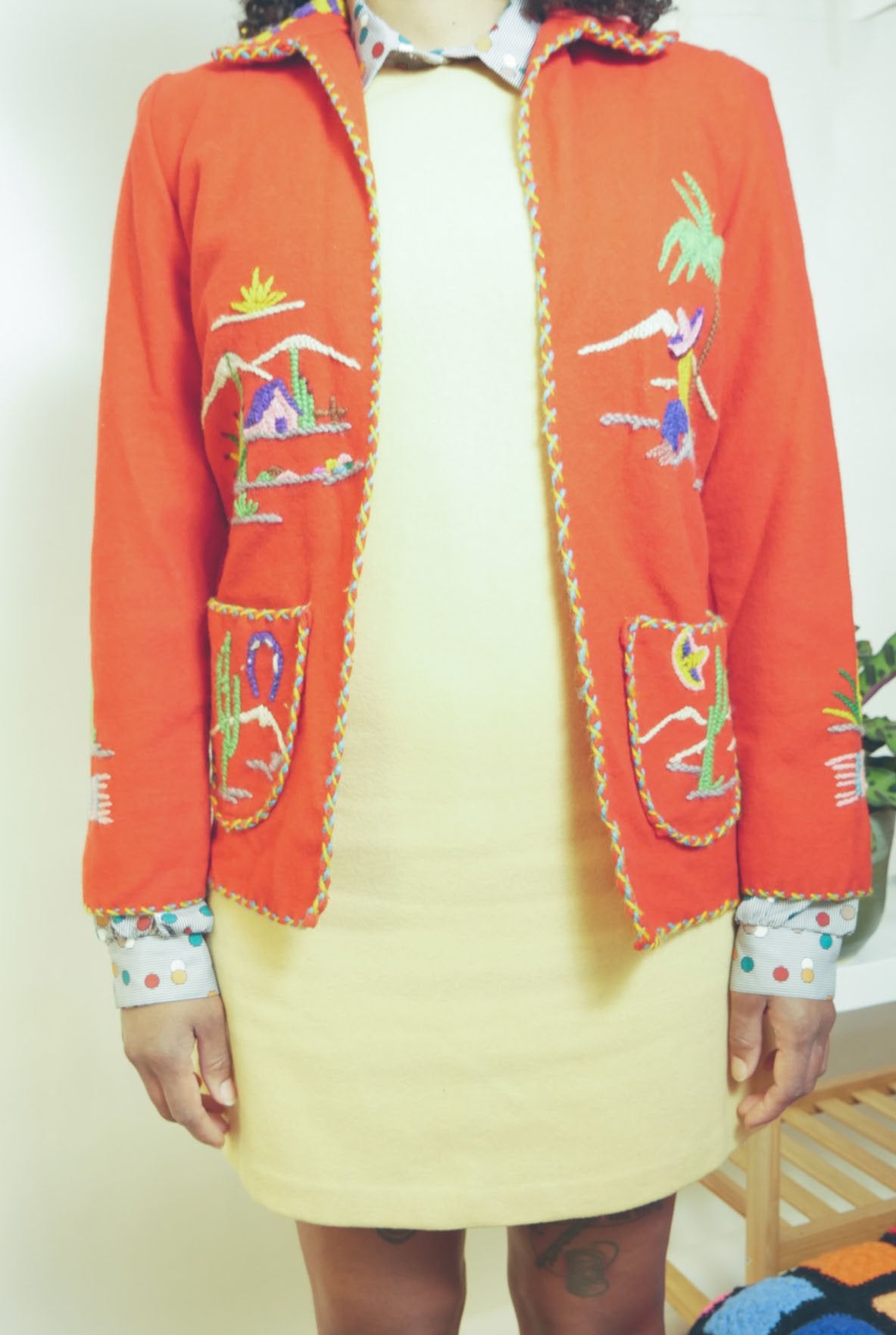 40s / 50s Mexican Hand Embroidered Jacket