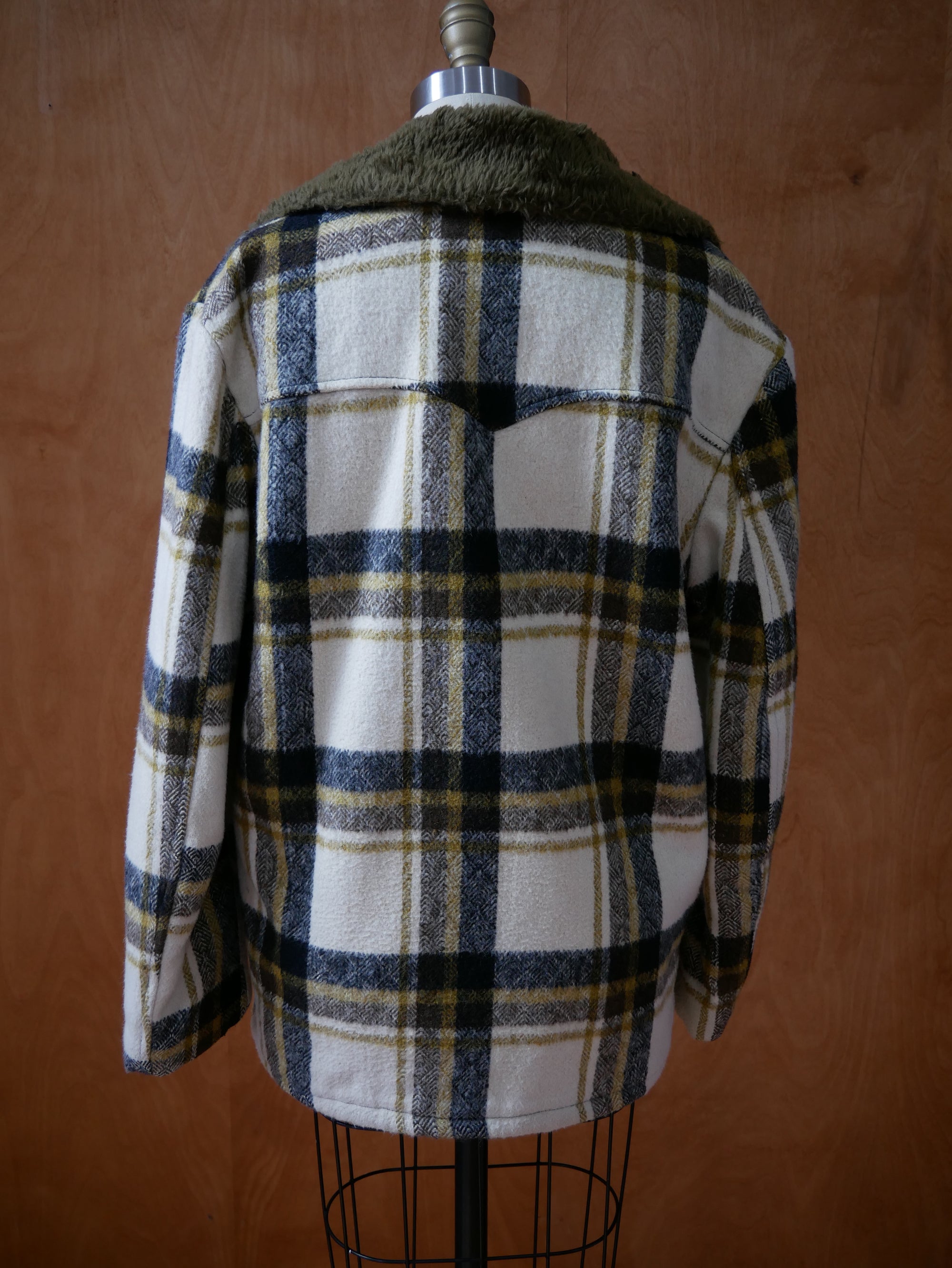 70s Western Plaid Jacket