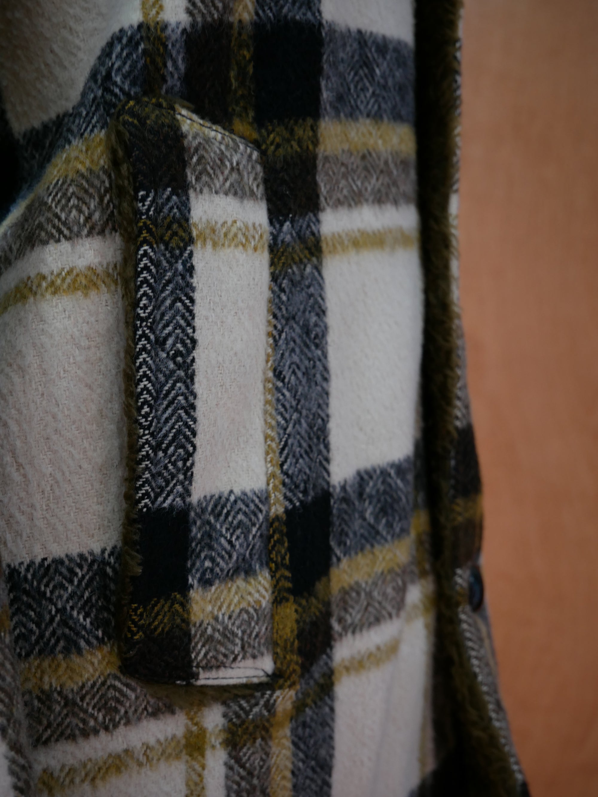 70s Western Plaid Jacket