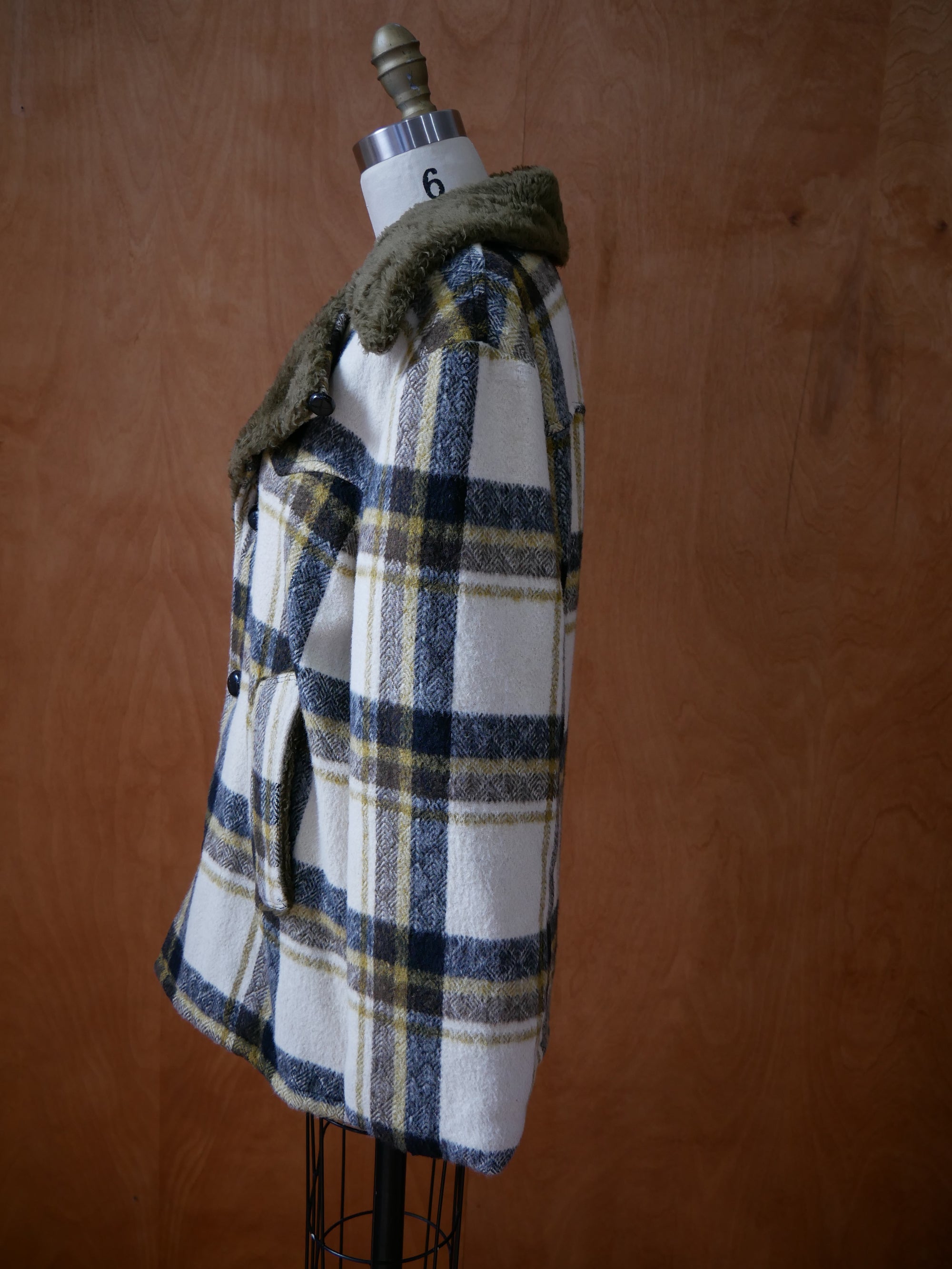 70s Western Plaid Jacket