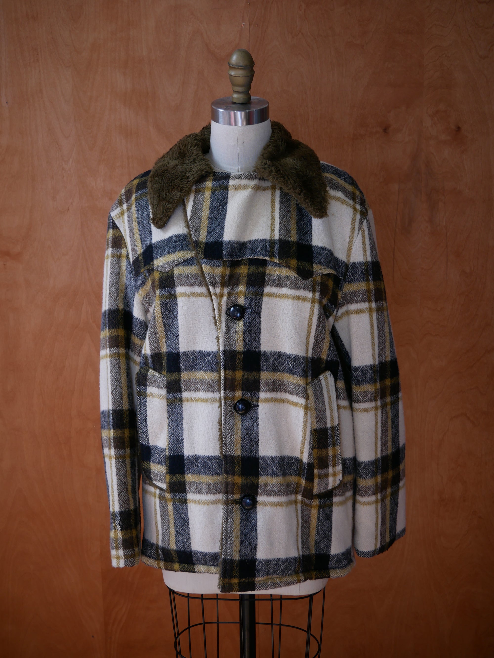 70s Western Plaid Jacket