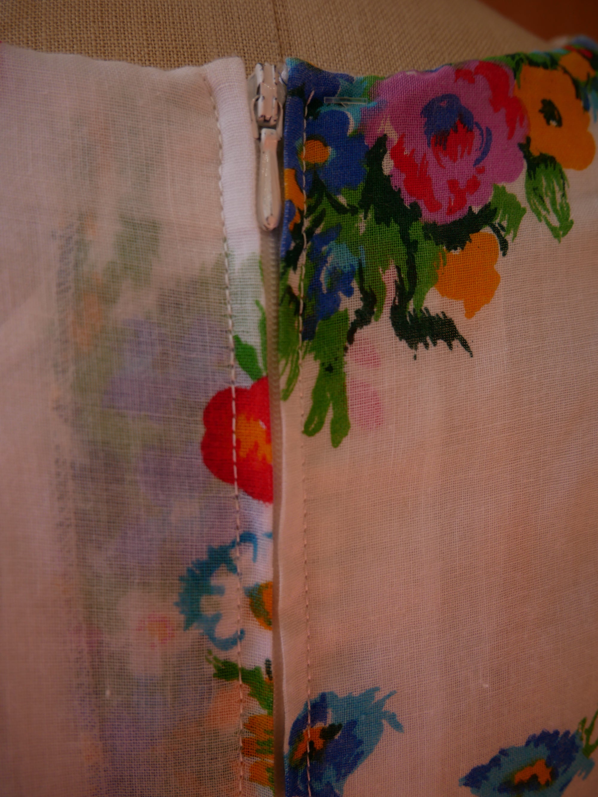 50s/60s Flutter Floral Dress