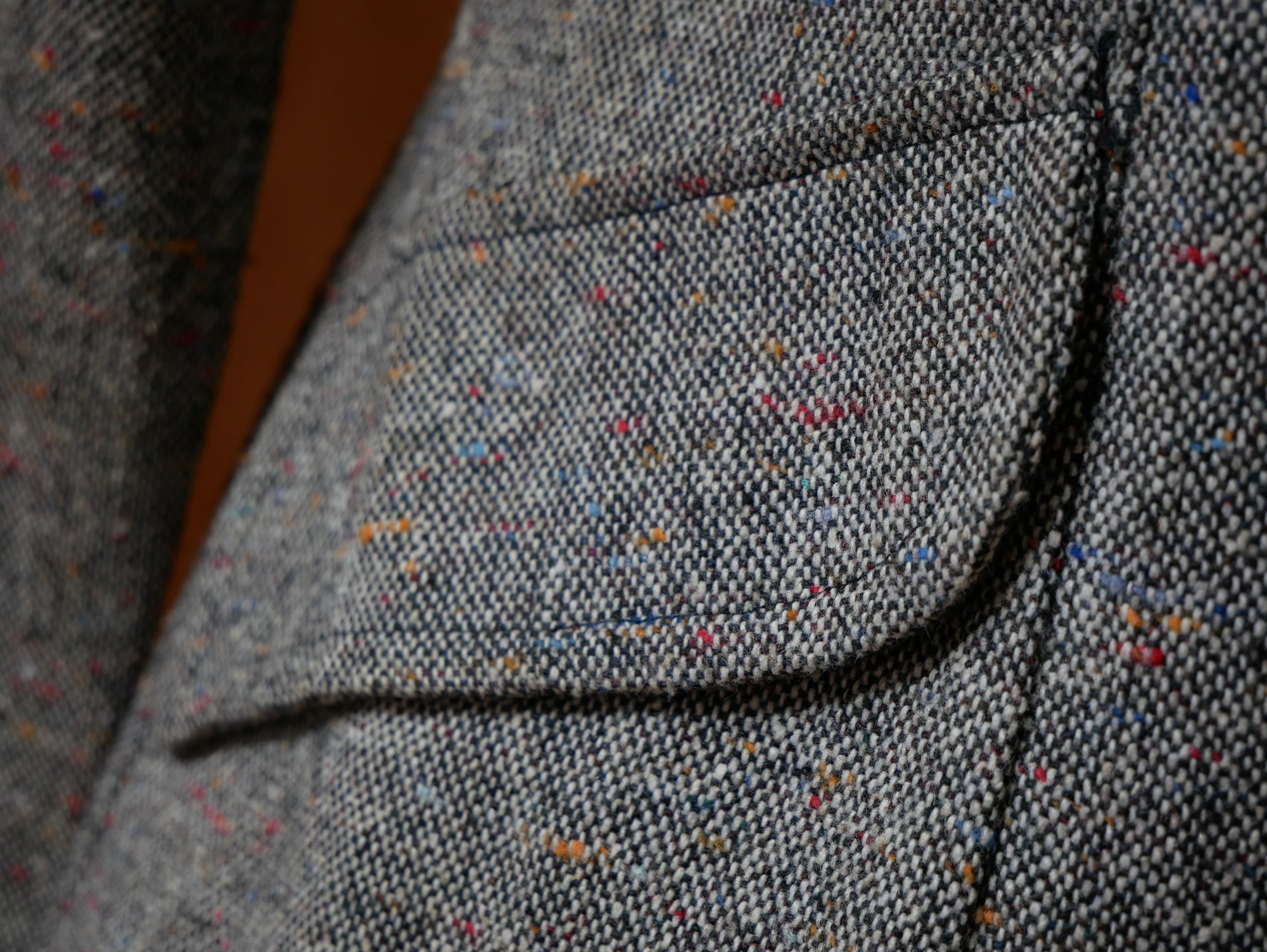 70s Tweed Blazer / Culottes Shorts Set