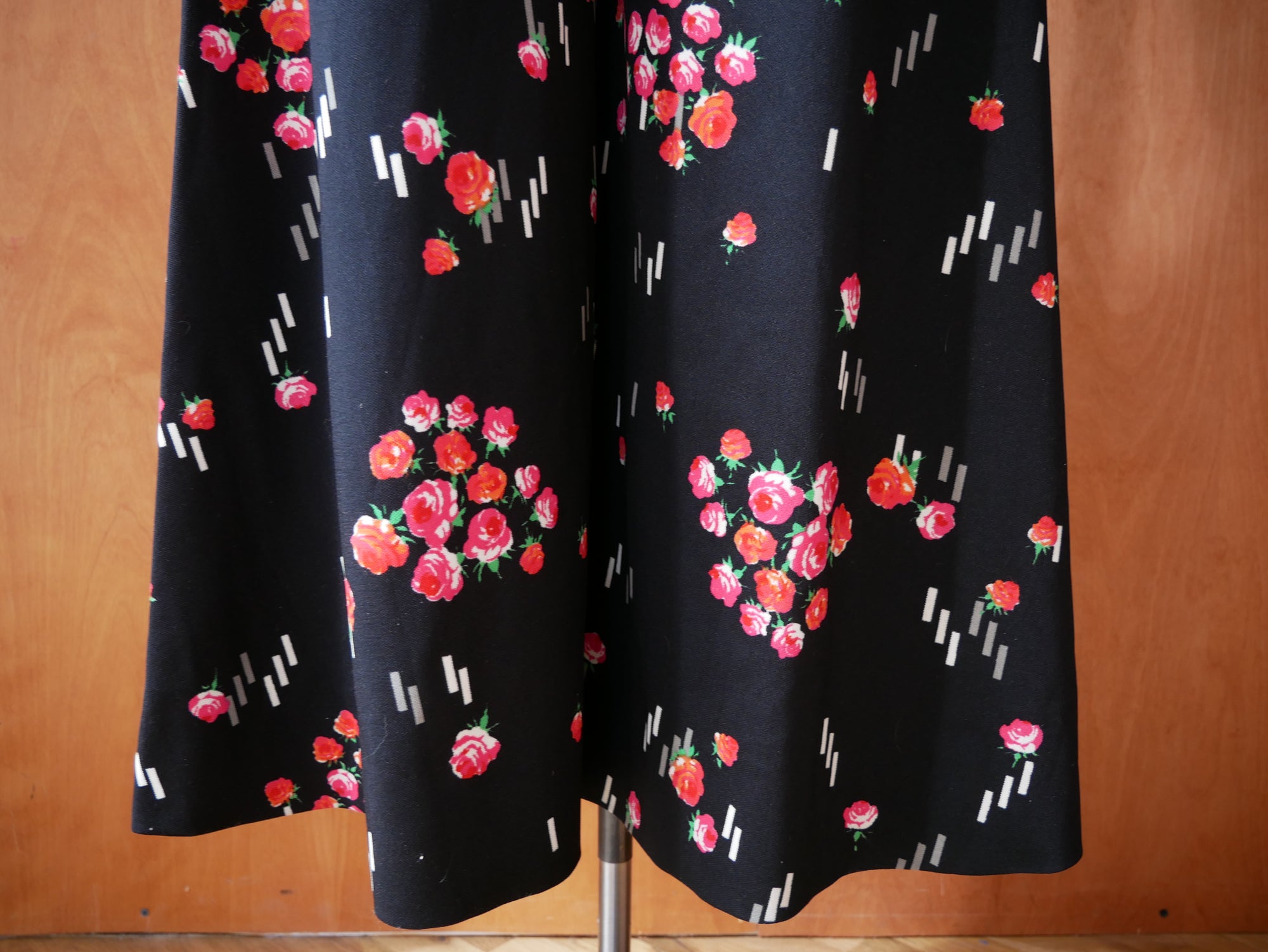 70s Floral Wide Leg Pants