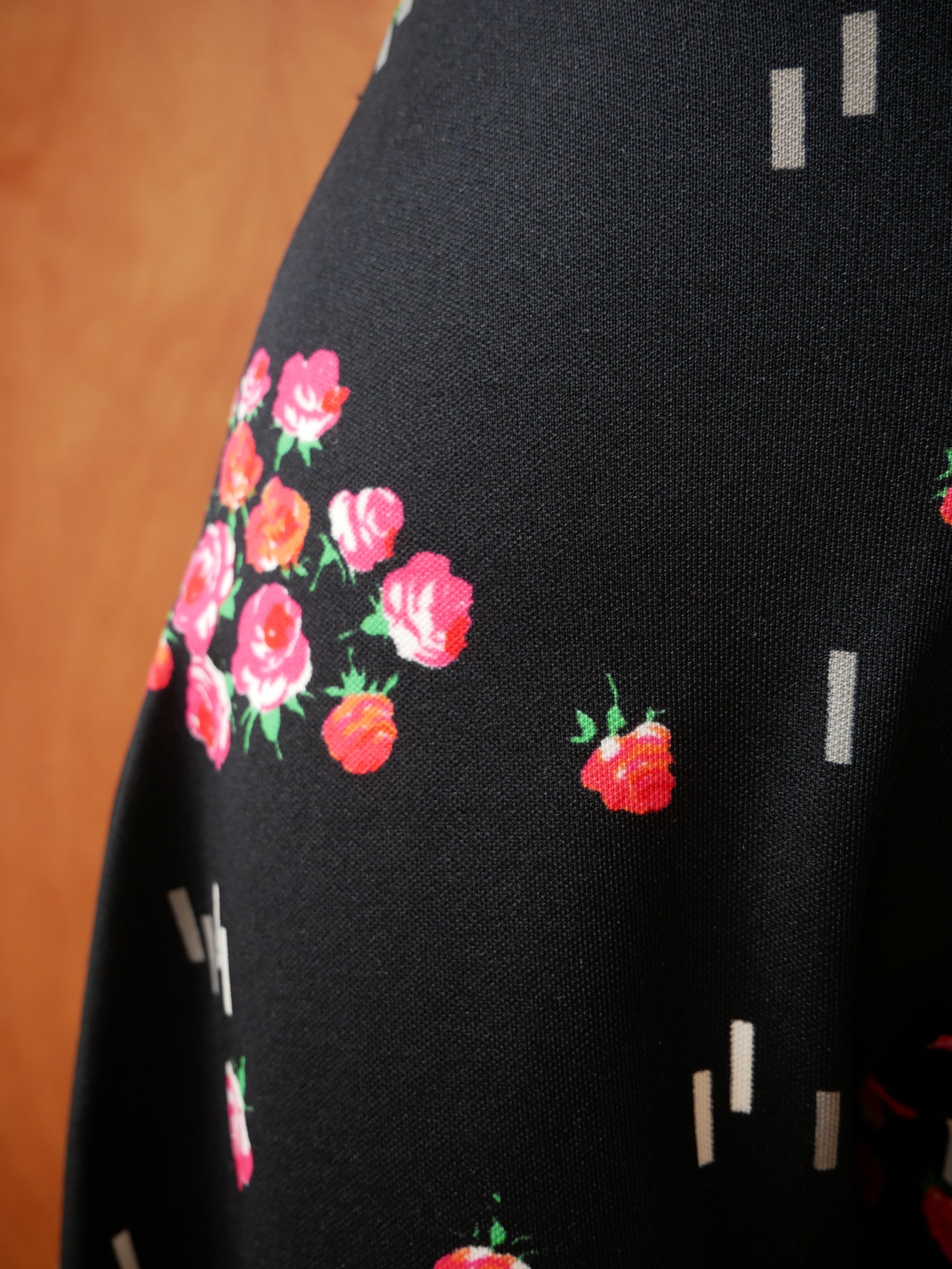 70s Floral Wide Leg Pants