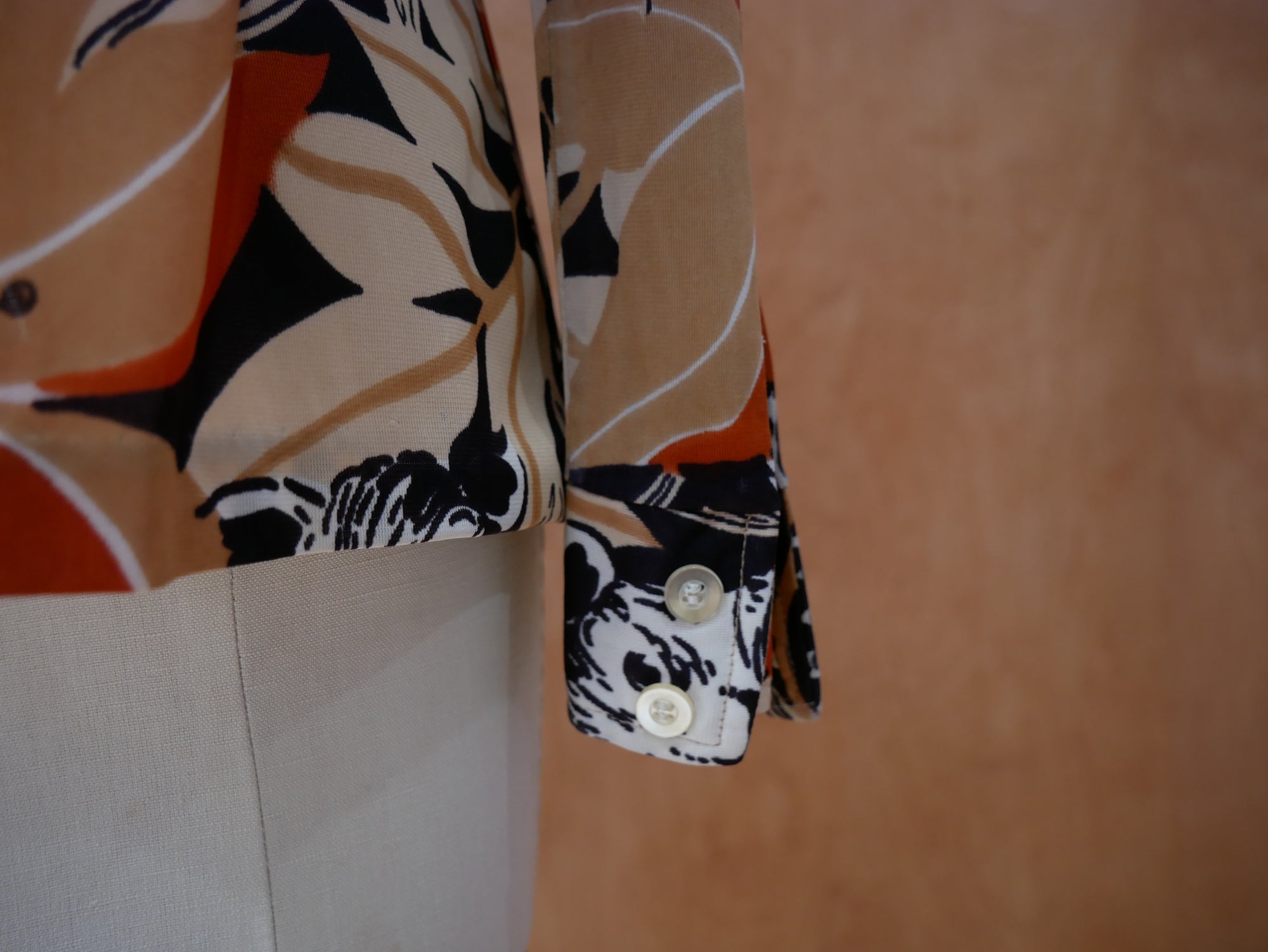 70s Wild Cat Button Up Shirt