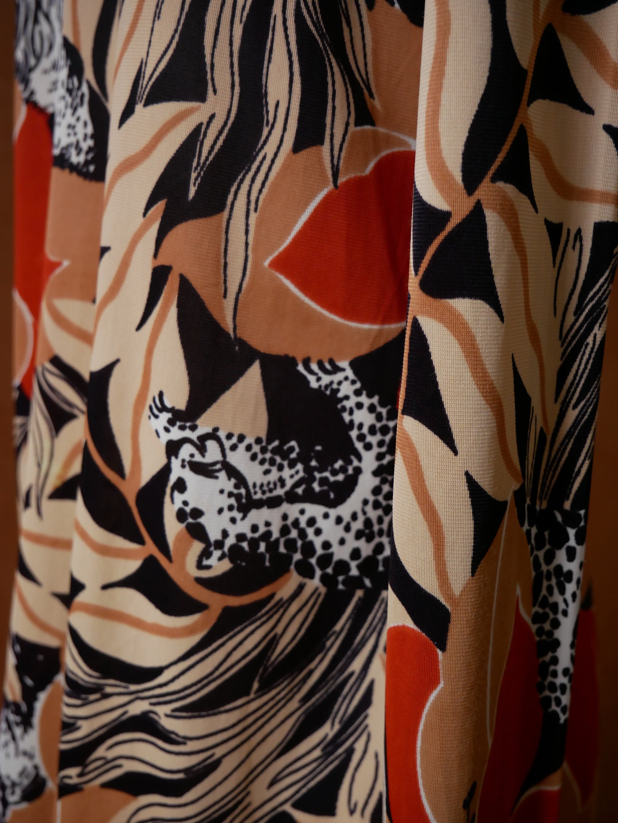 70s Wild Cat Button Up Shirt