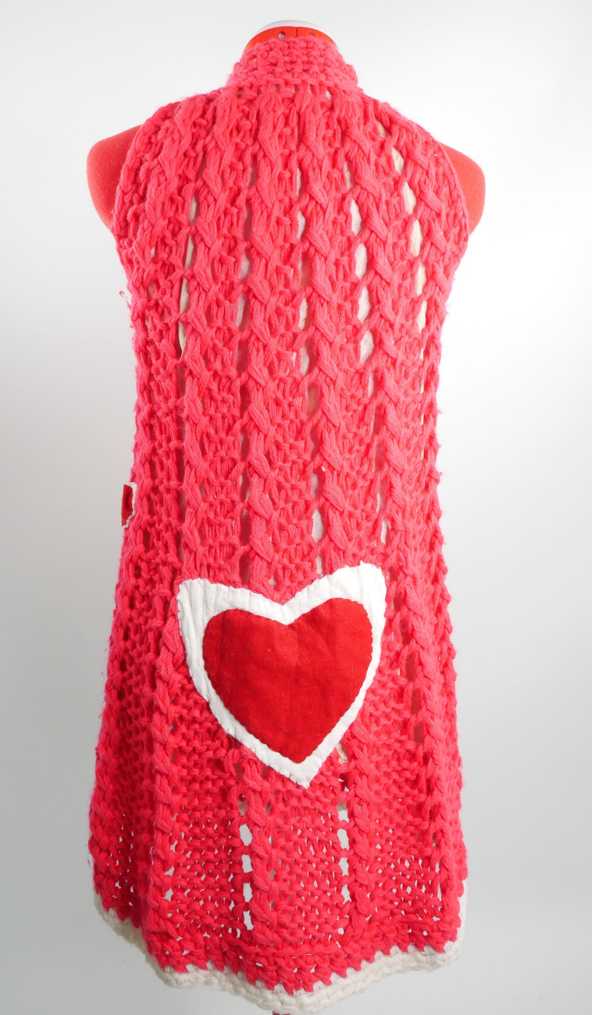 Heart Crocheted Capelet