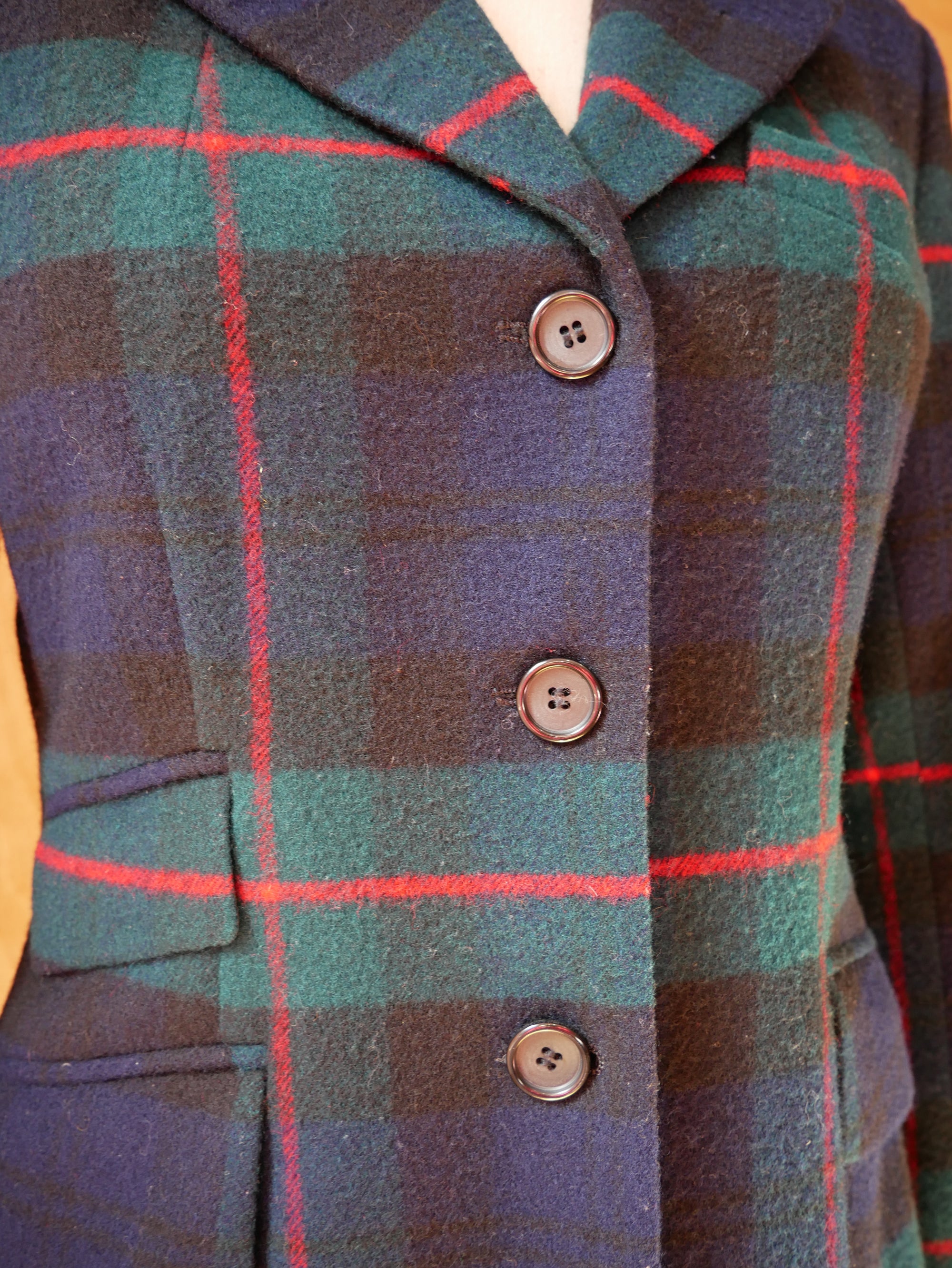 Vintage DKNY Plaid Blazer