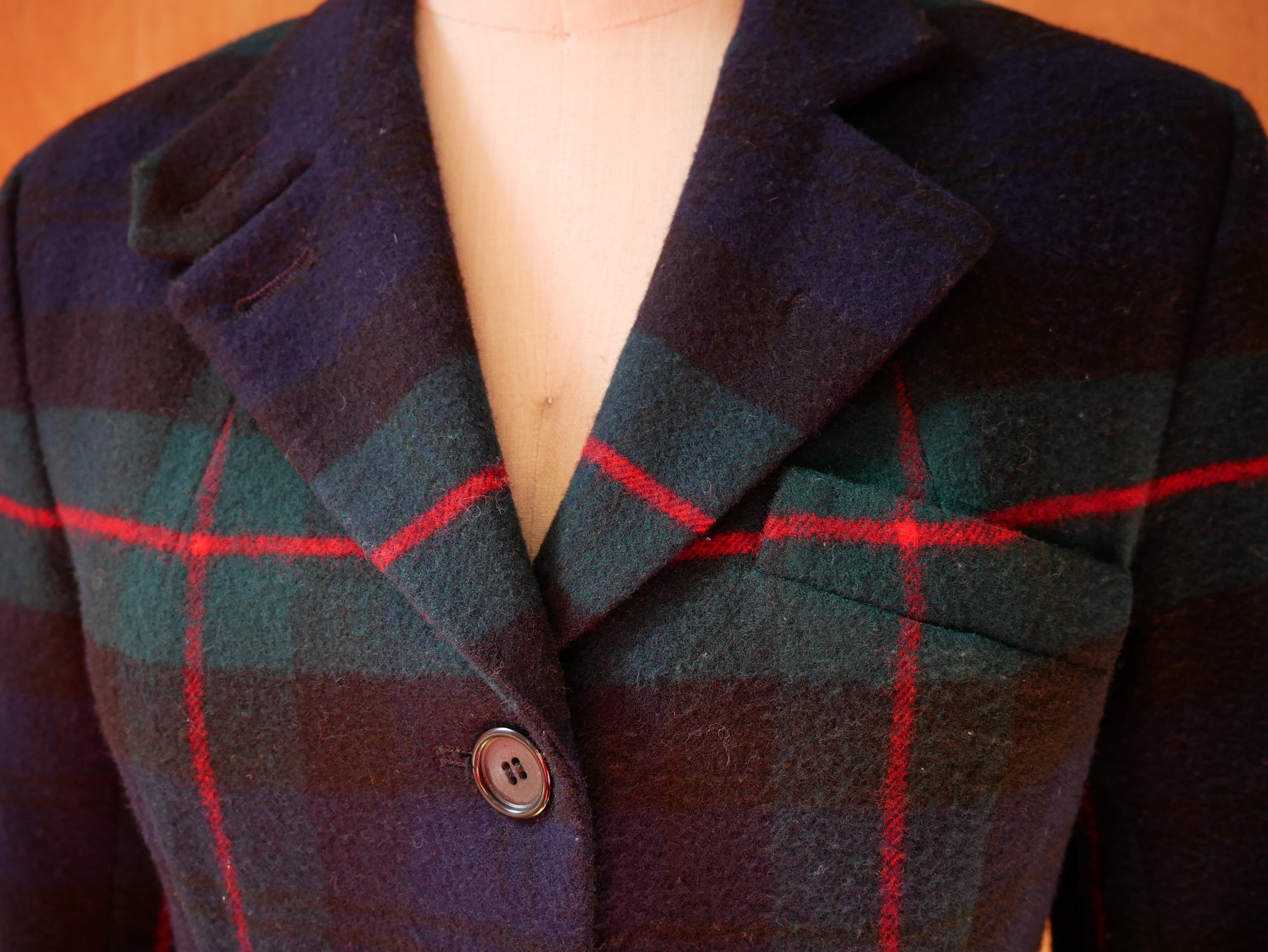 Vintage DKNY Plaid Blazer