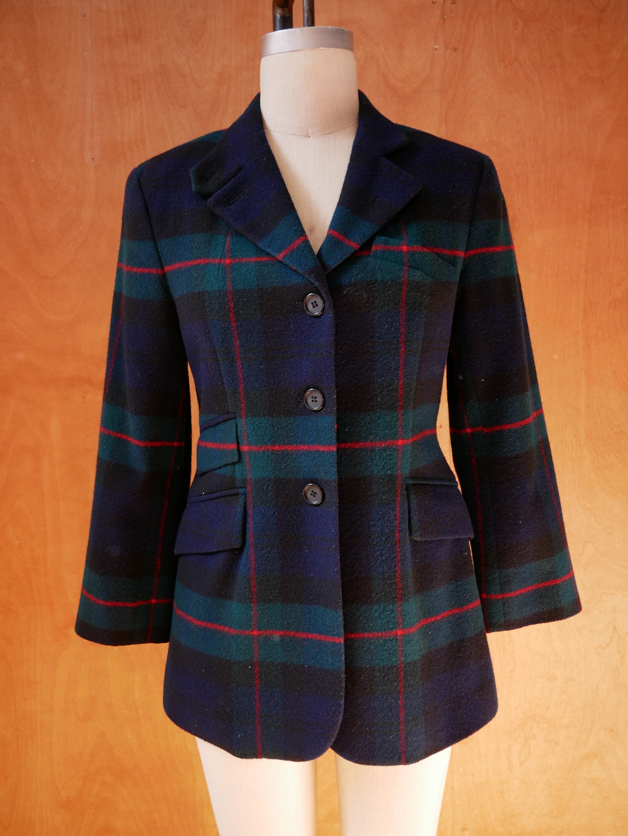 Vintage DKNY Plaid Blazer