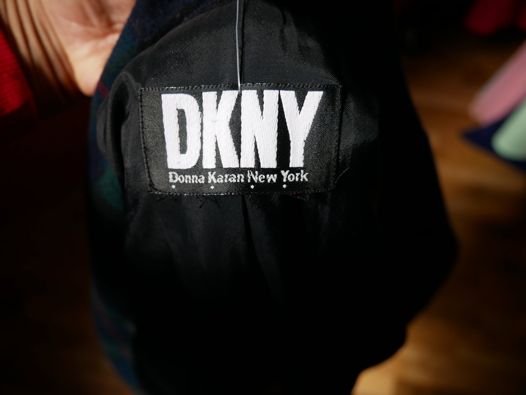 Vintage DKNY Plaid Blazer