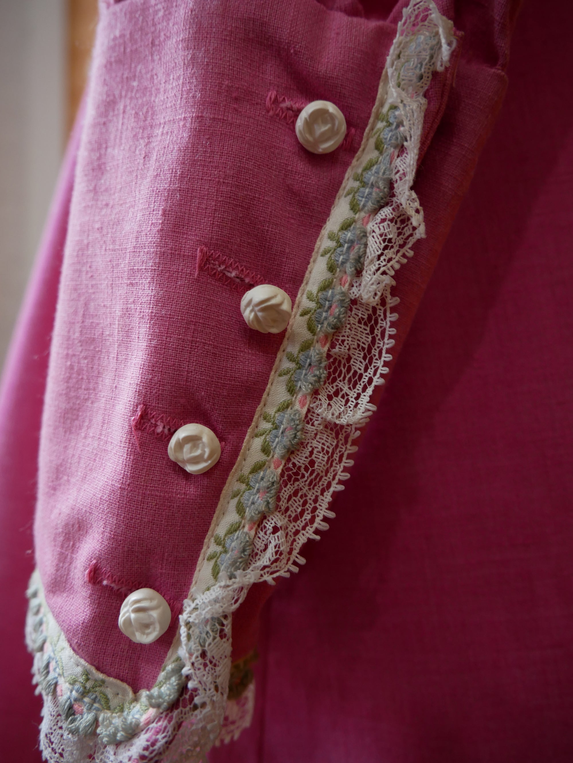60s/70s Pink Baby doll Dress