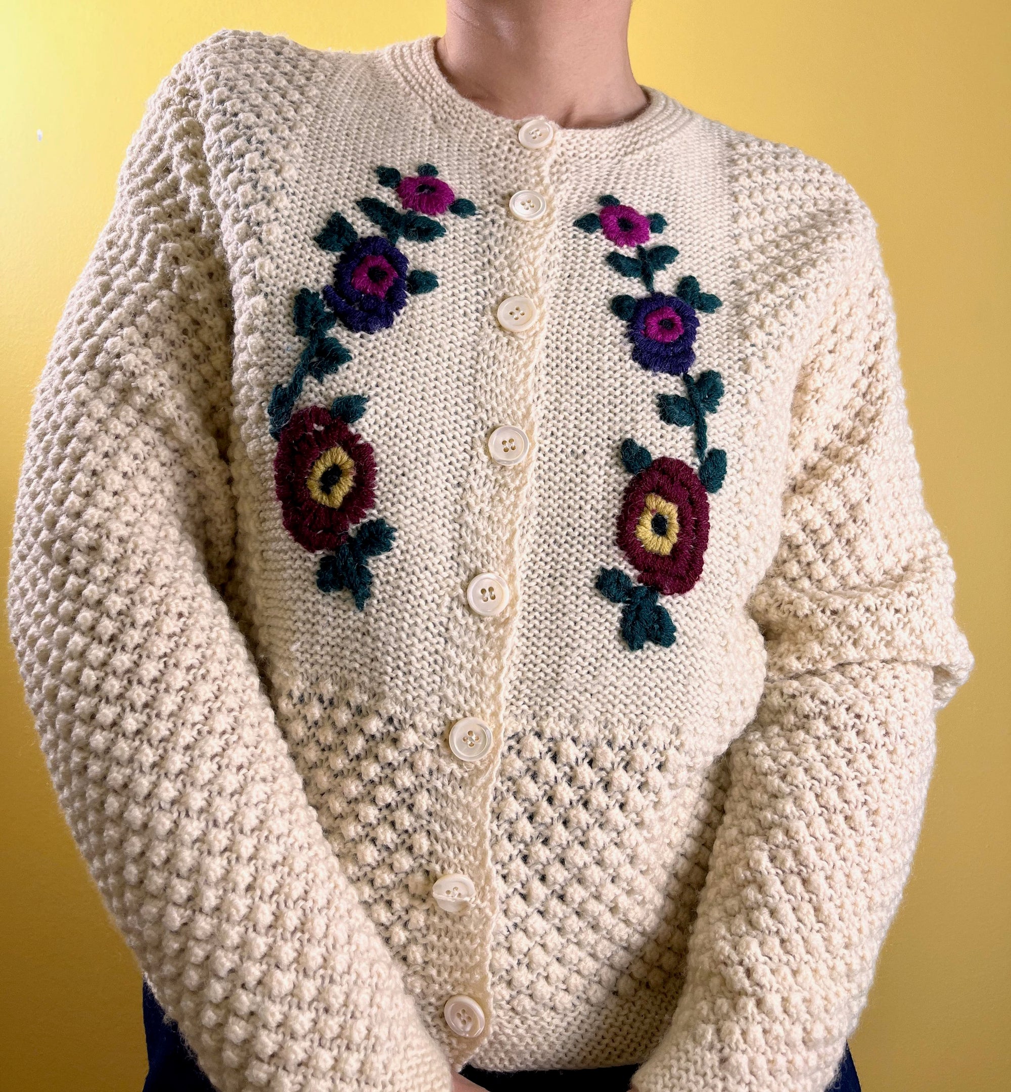 Bubble Knit Cardigan