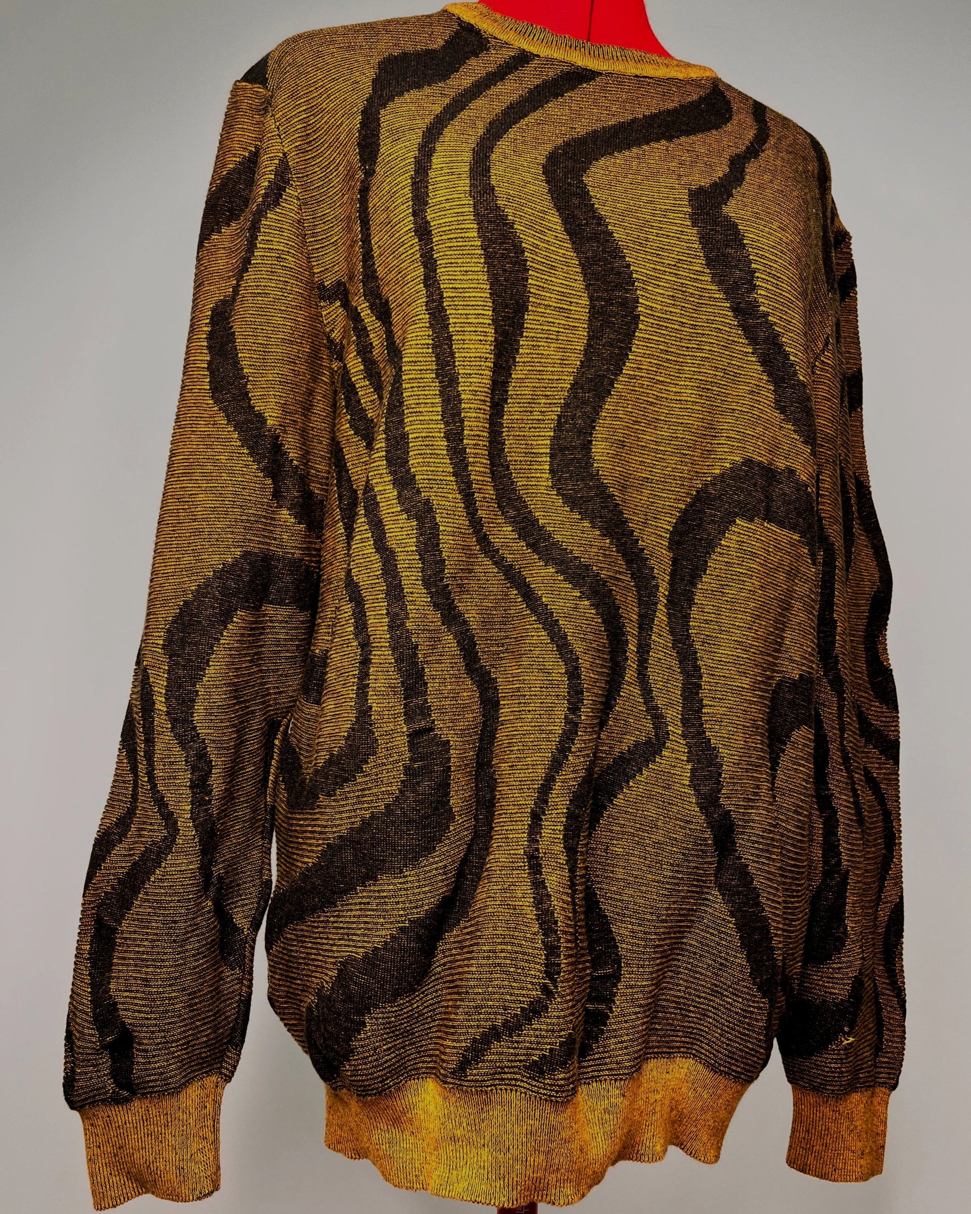 Abstract Swirl Sweater