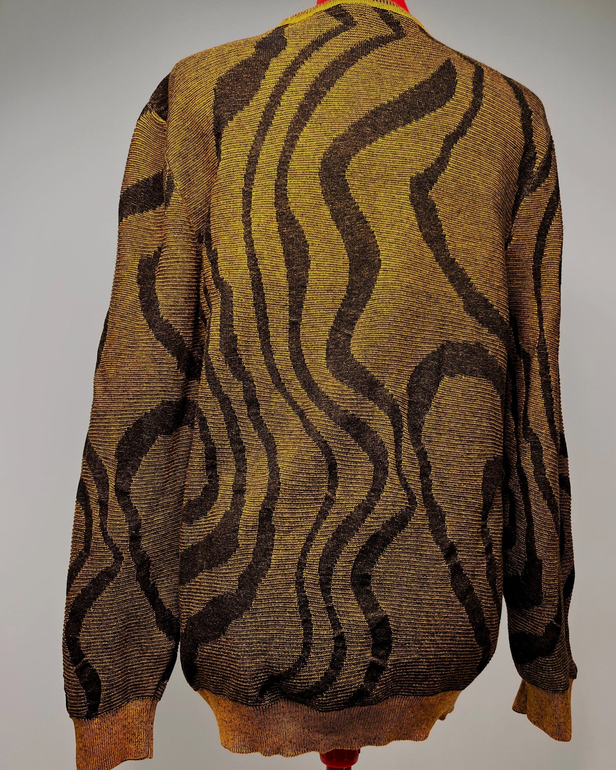 Abstract Swirl Sweater