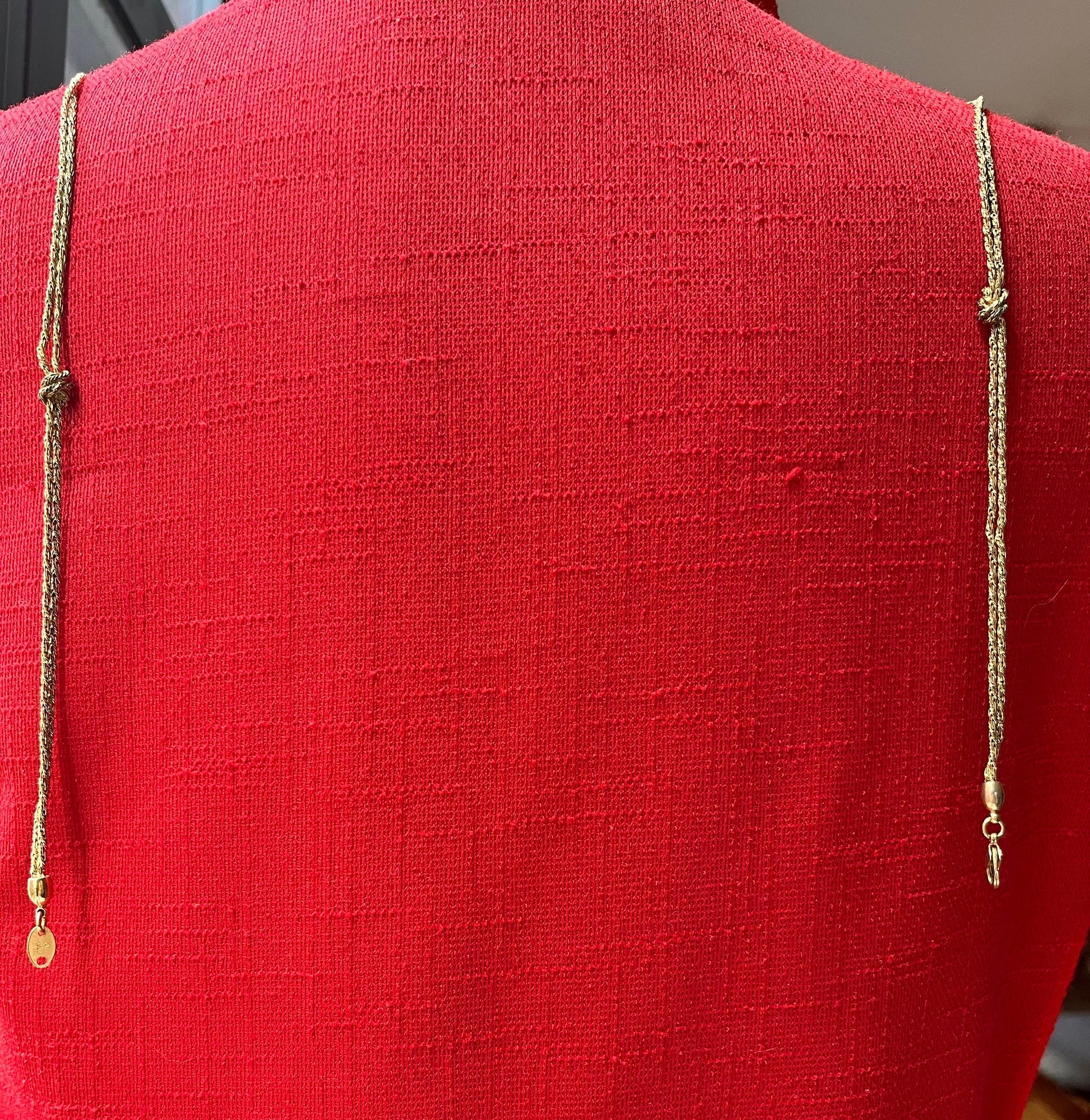 Gold Multi Knotted Necklace