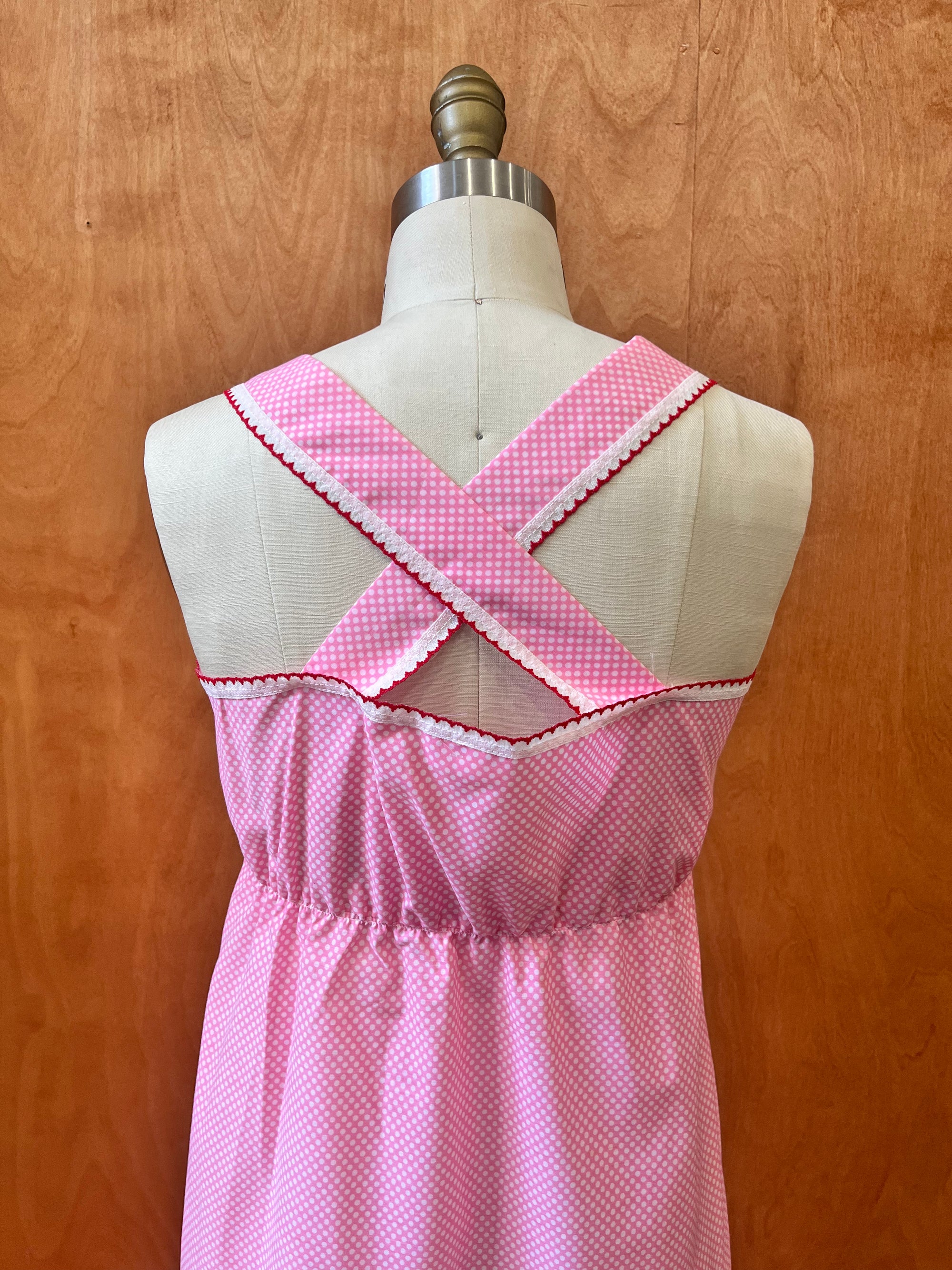 60s Daisy Crisscross Maxi Dress