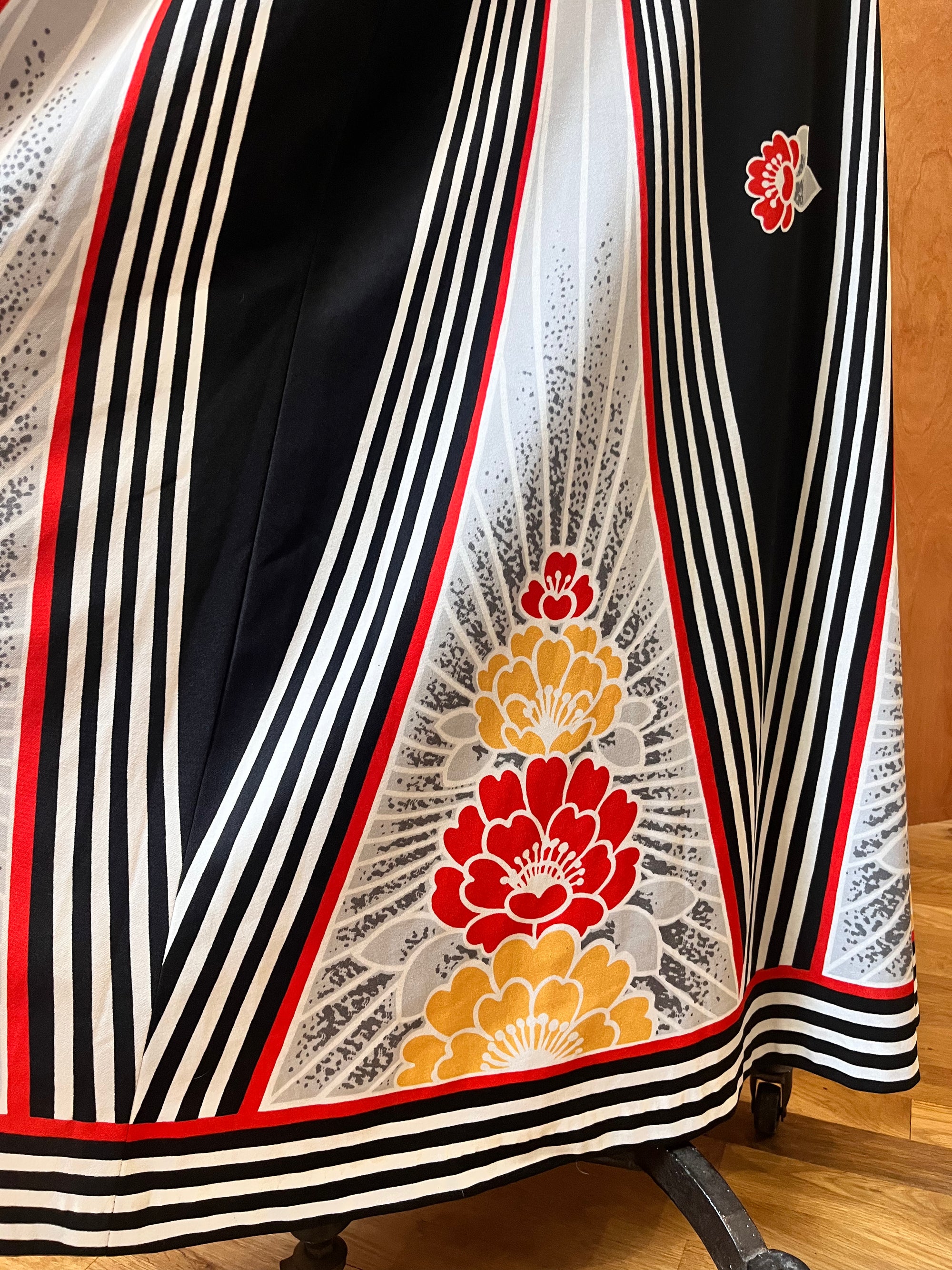 Maxi Floral Panel Skirt