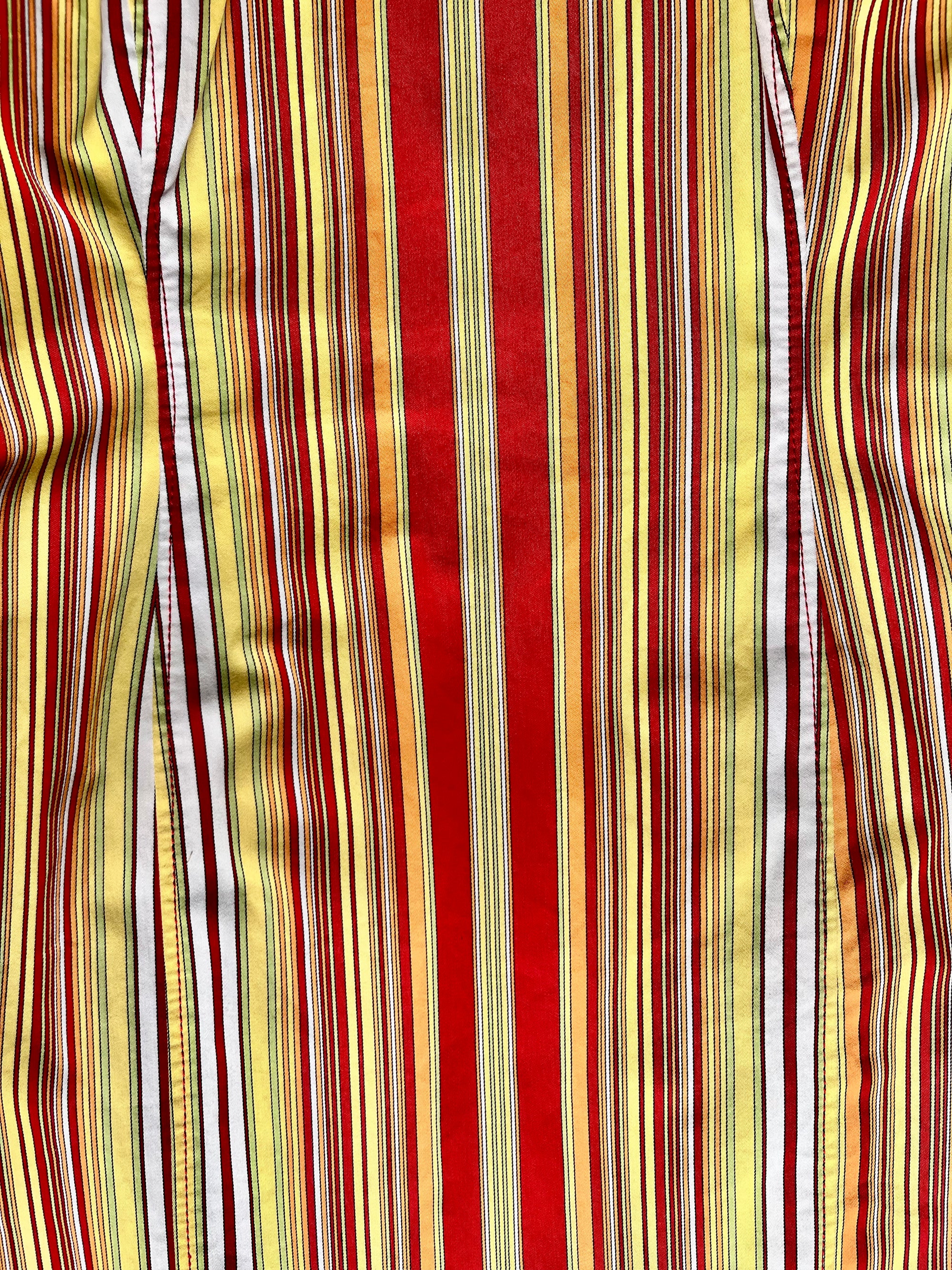Fruit Stripes Stretch Tank Dress