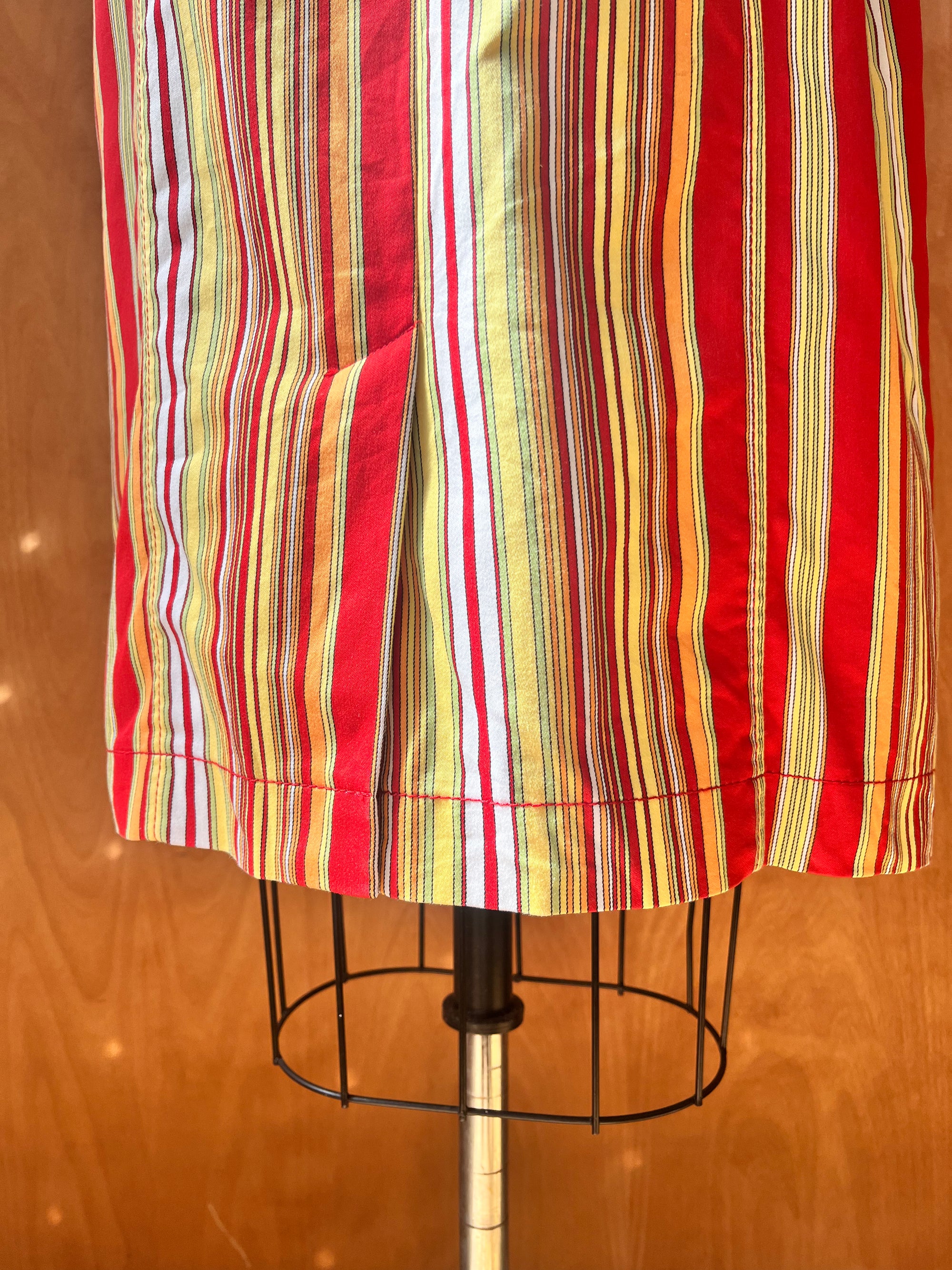 Fruit Stripes Stretch Tank Dress