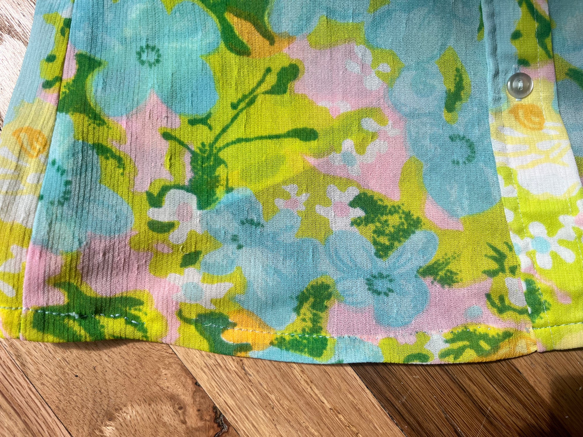 Dreamy Sky Floral Dagger Button Down