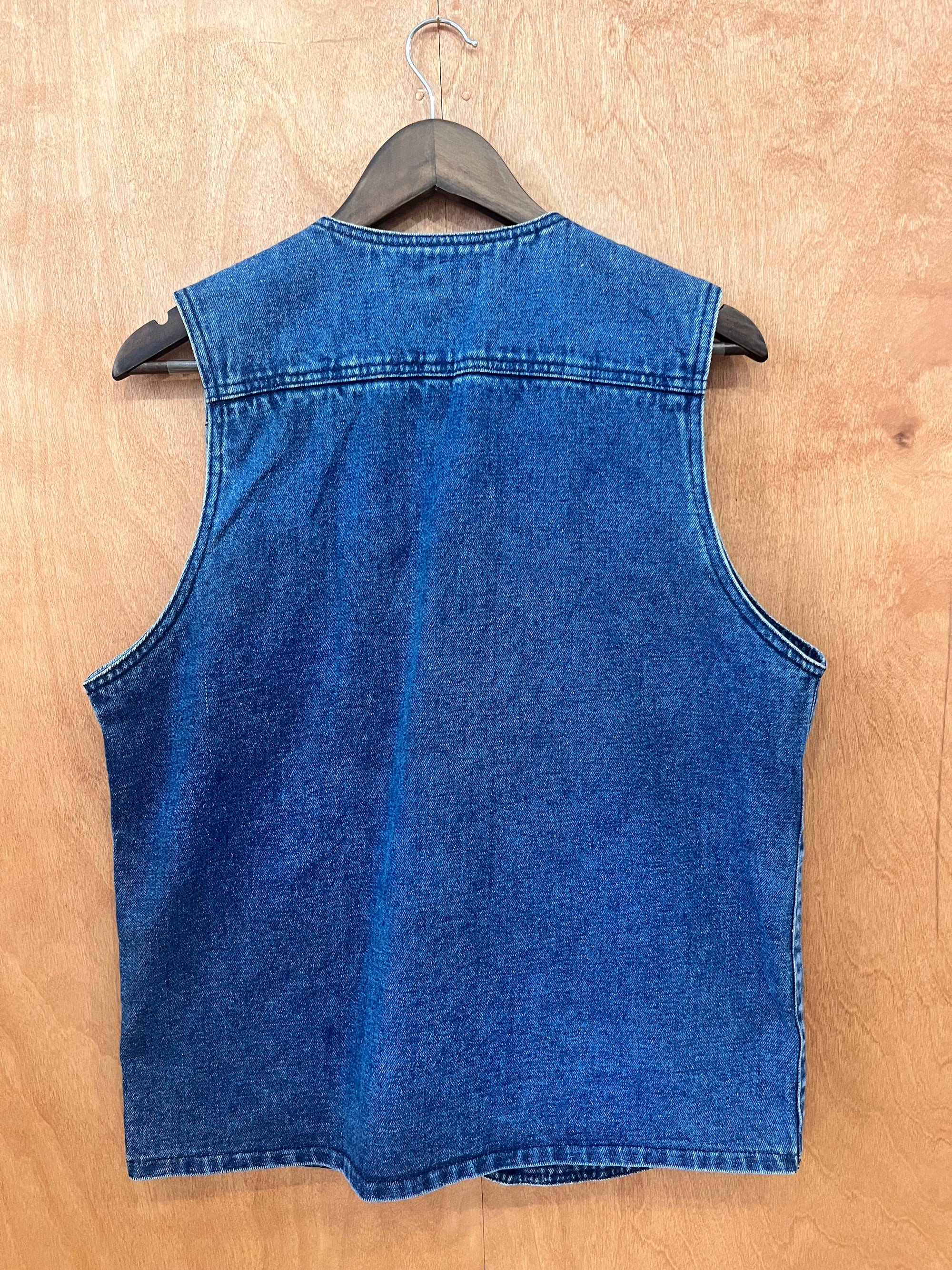Vintage Cotler Blue Jean Utility Vest