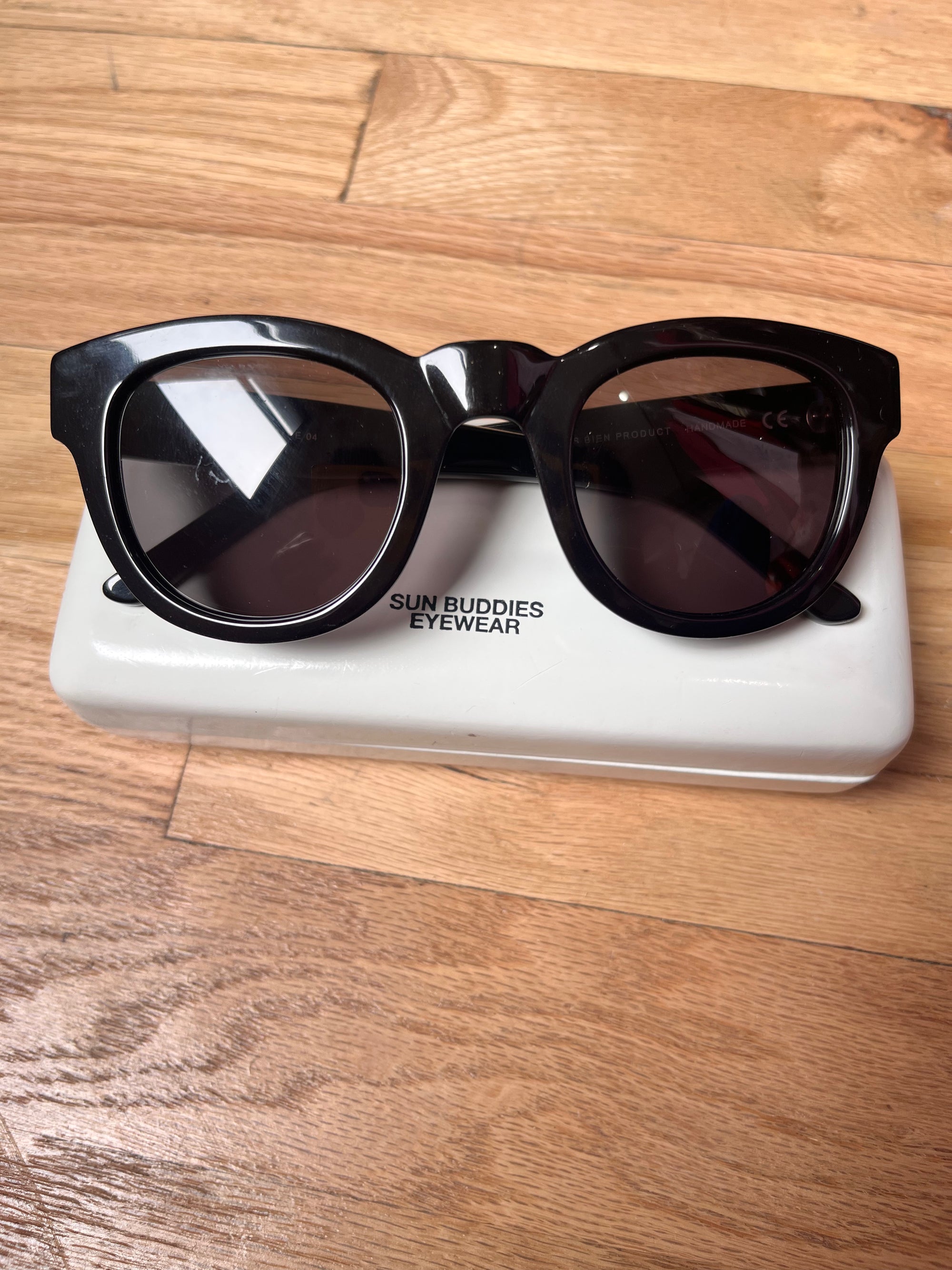Sun Buddies Black Sunglasses