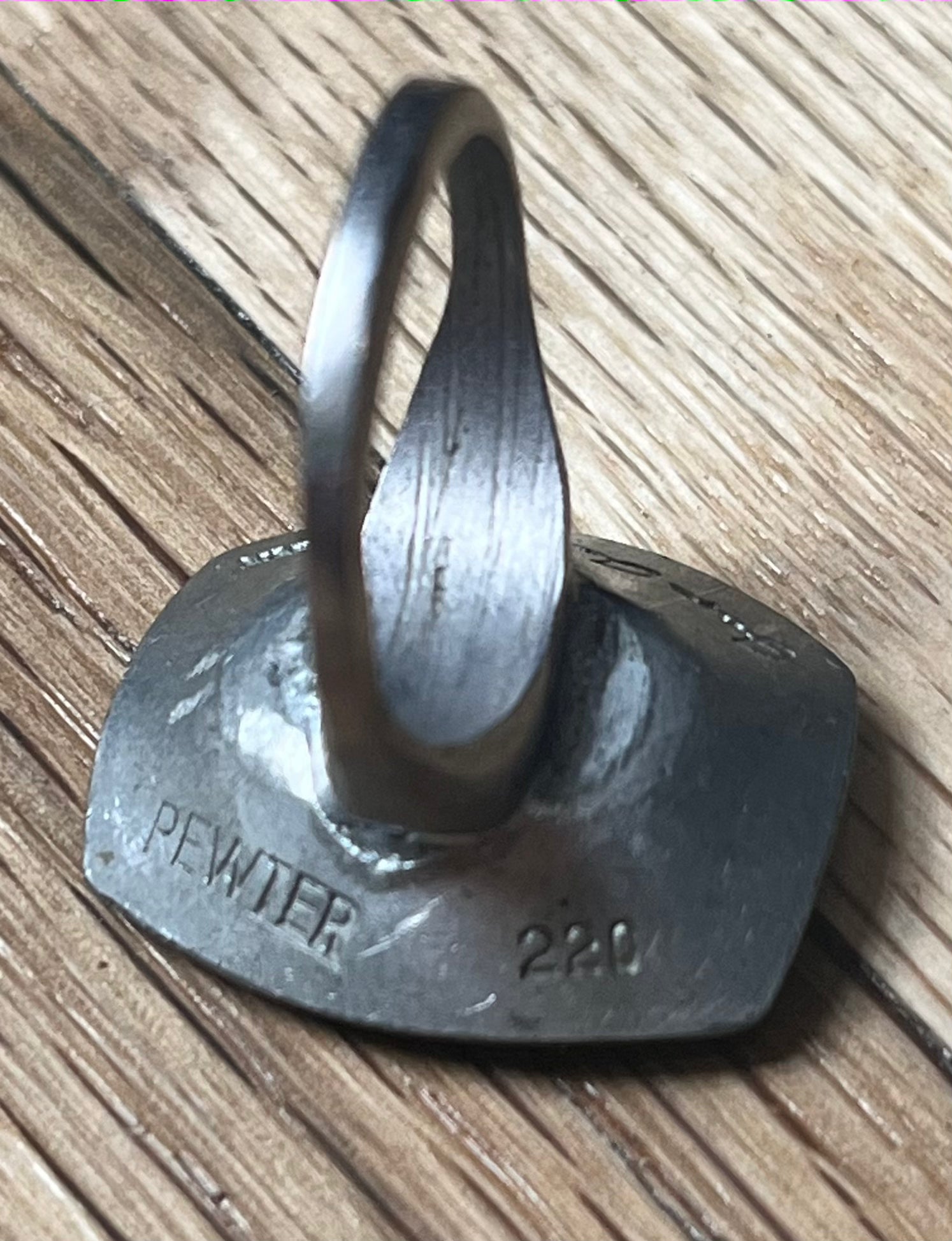 Jorgen Jensen Modernist Pewter Ring