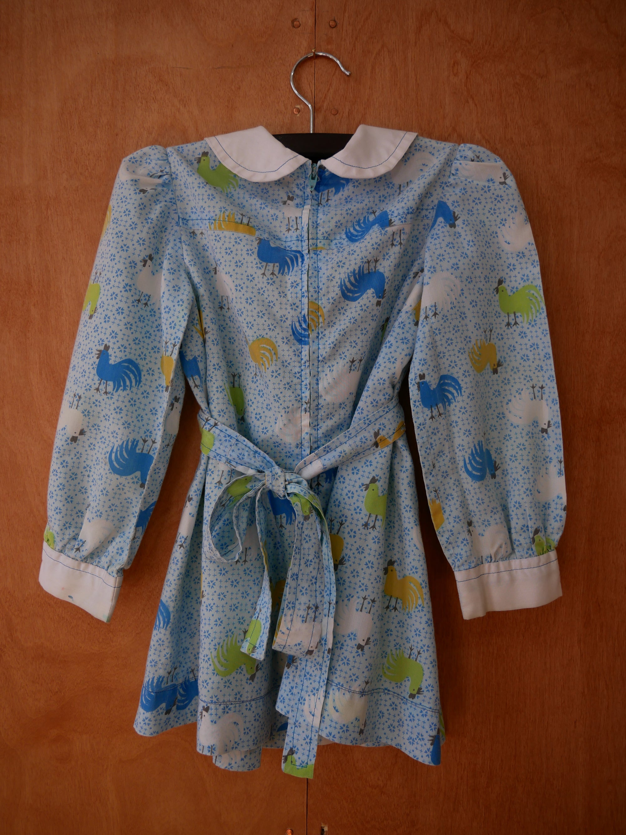 (Kids) Vintage 70s Rooster Dress