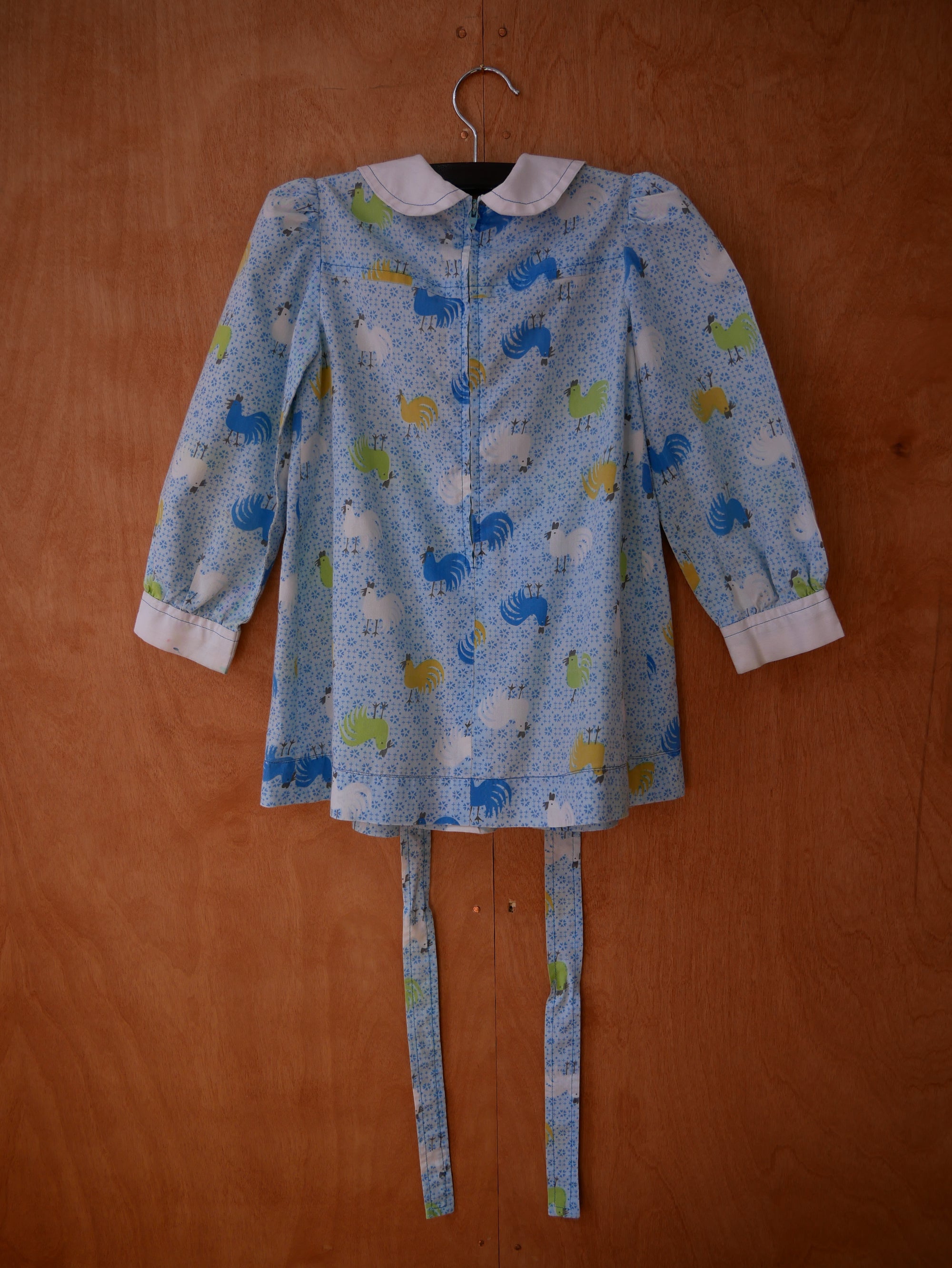 (Kids) Vintage 70s Rooster Dress
