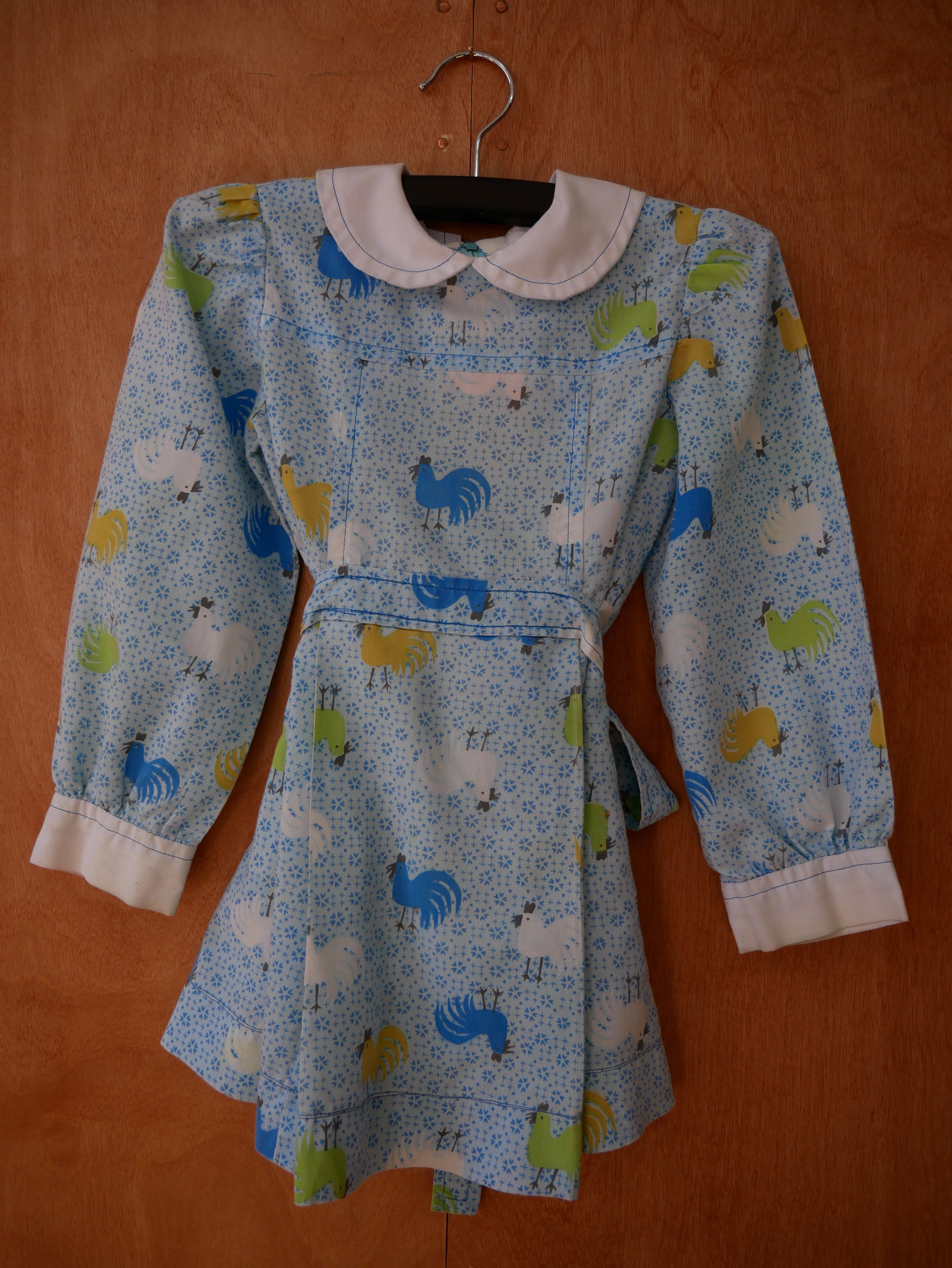 (Kids) Vintage 70s Rooster Dress