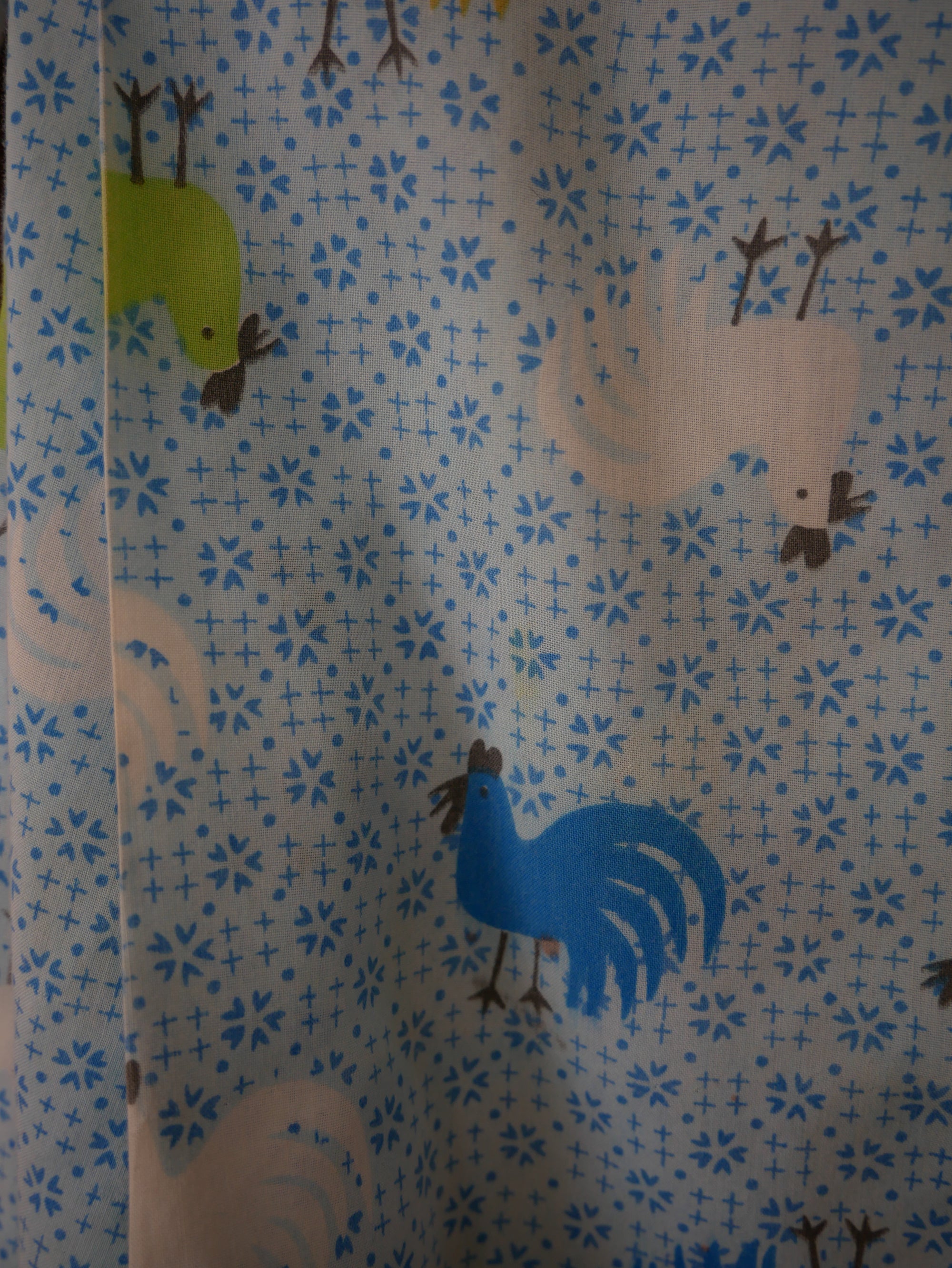 (Kids) Vintage 70s Rooster Dress