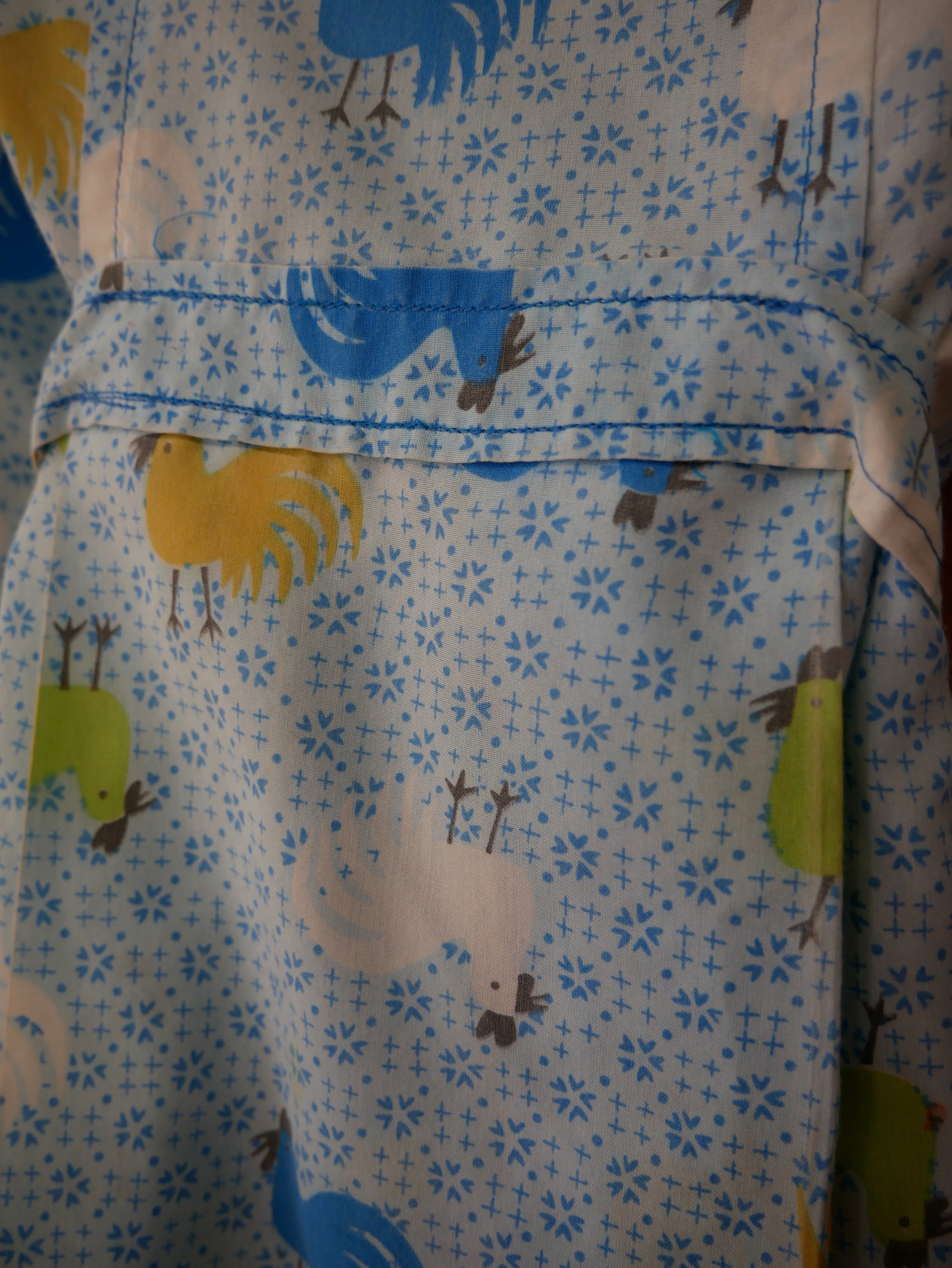 (Kids) Vintage 70s Rooster Dress