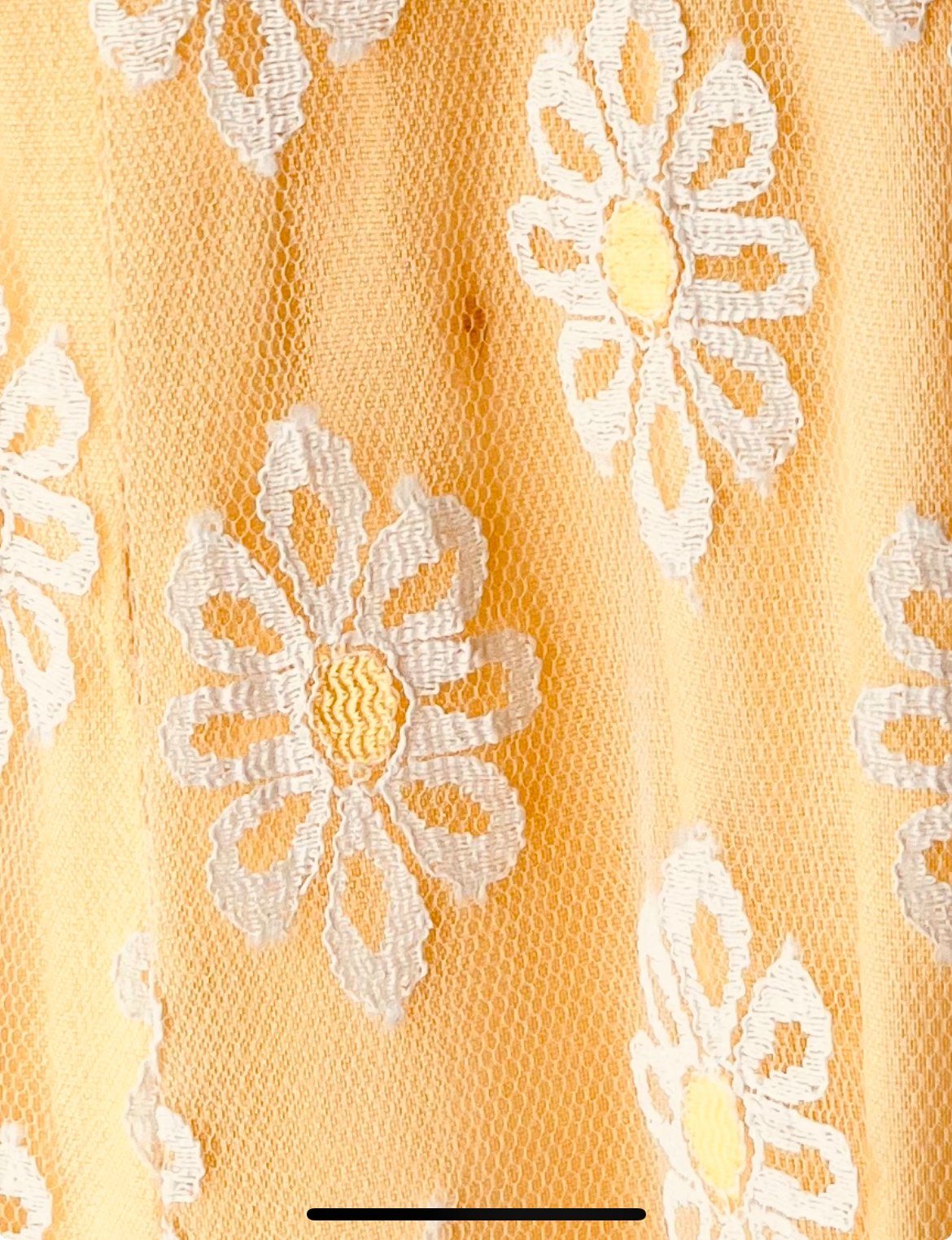 60s/70s Yellow/White Daisy Maxi Dress