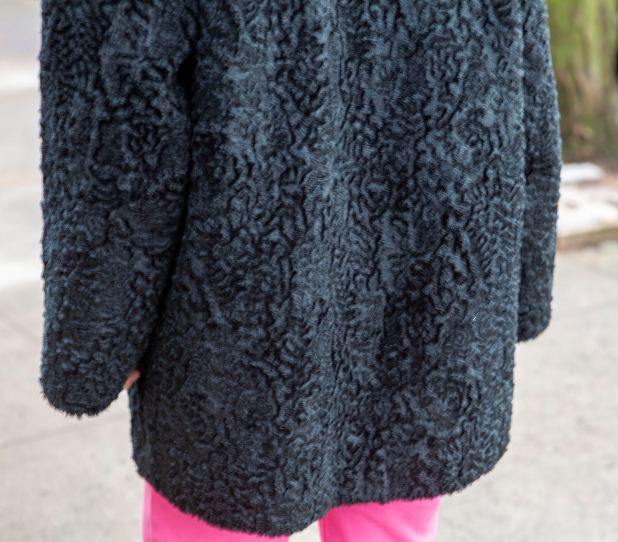 Faux wool Coat