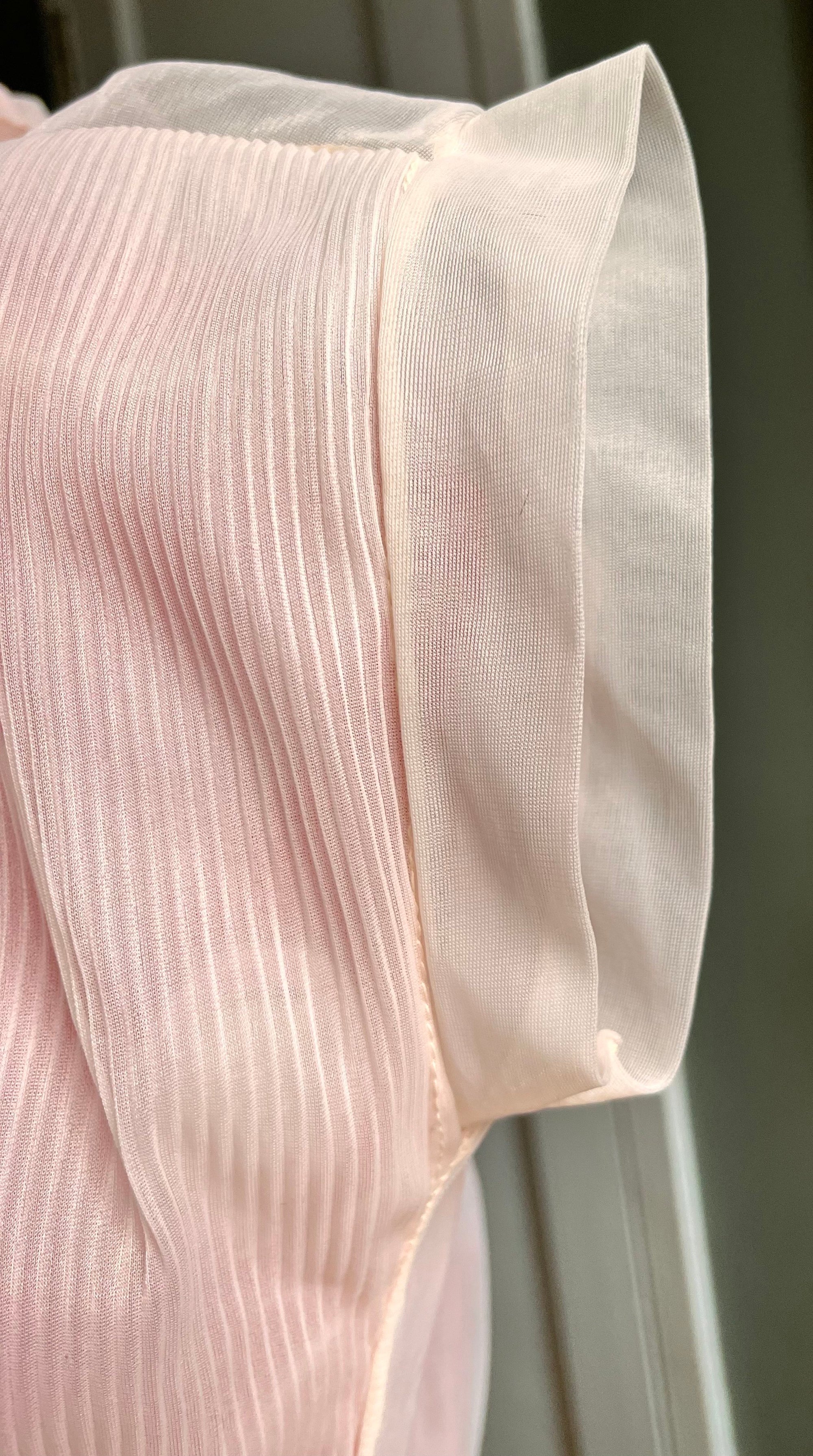 Pink Peekaboo Blouse