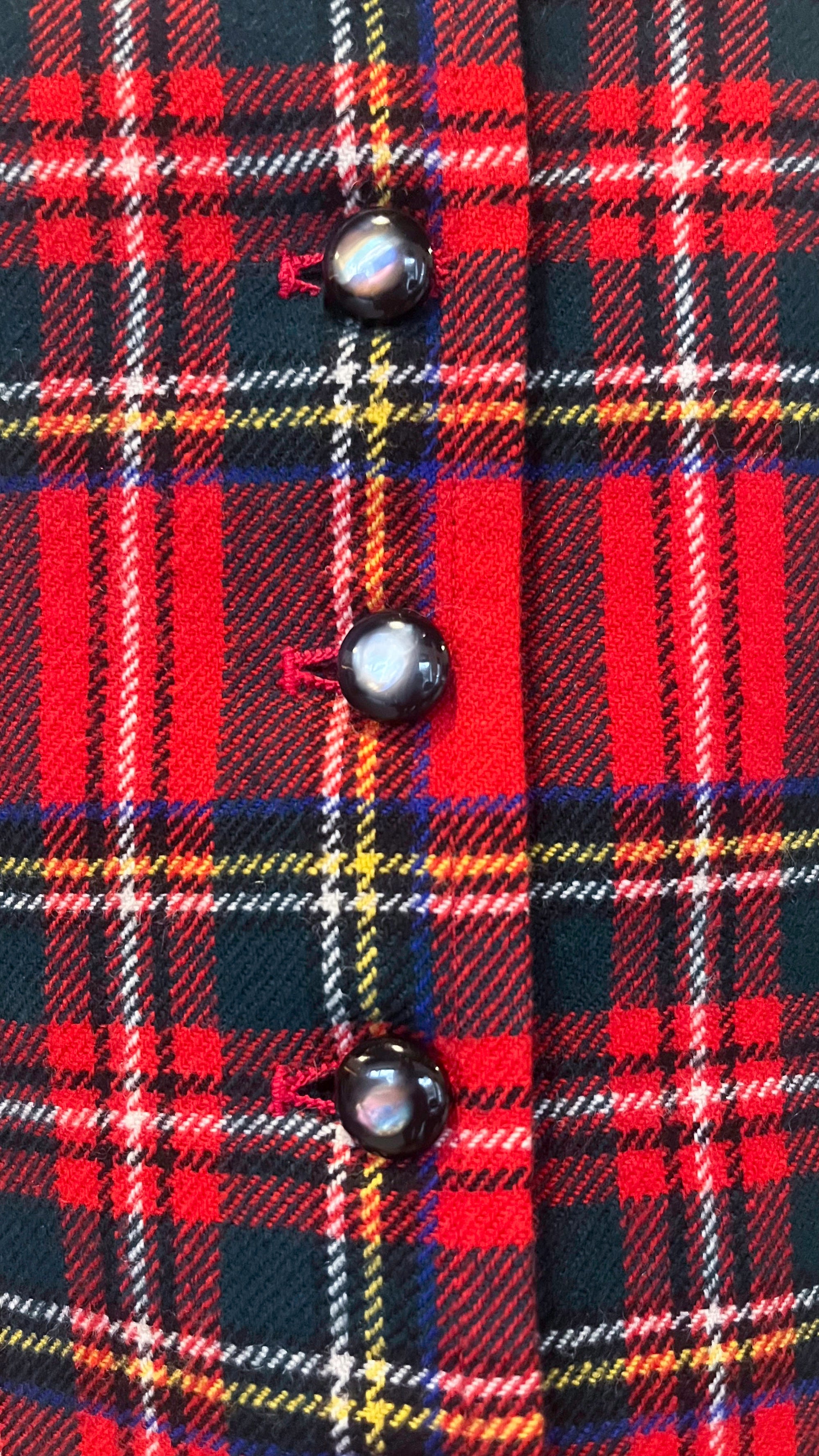 Pringle of Scotland Plaid Vest