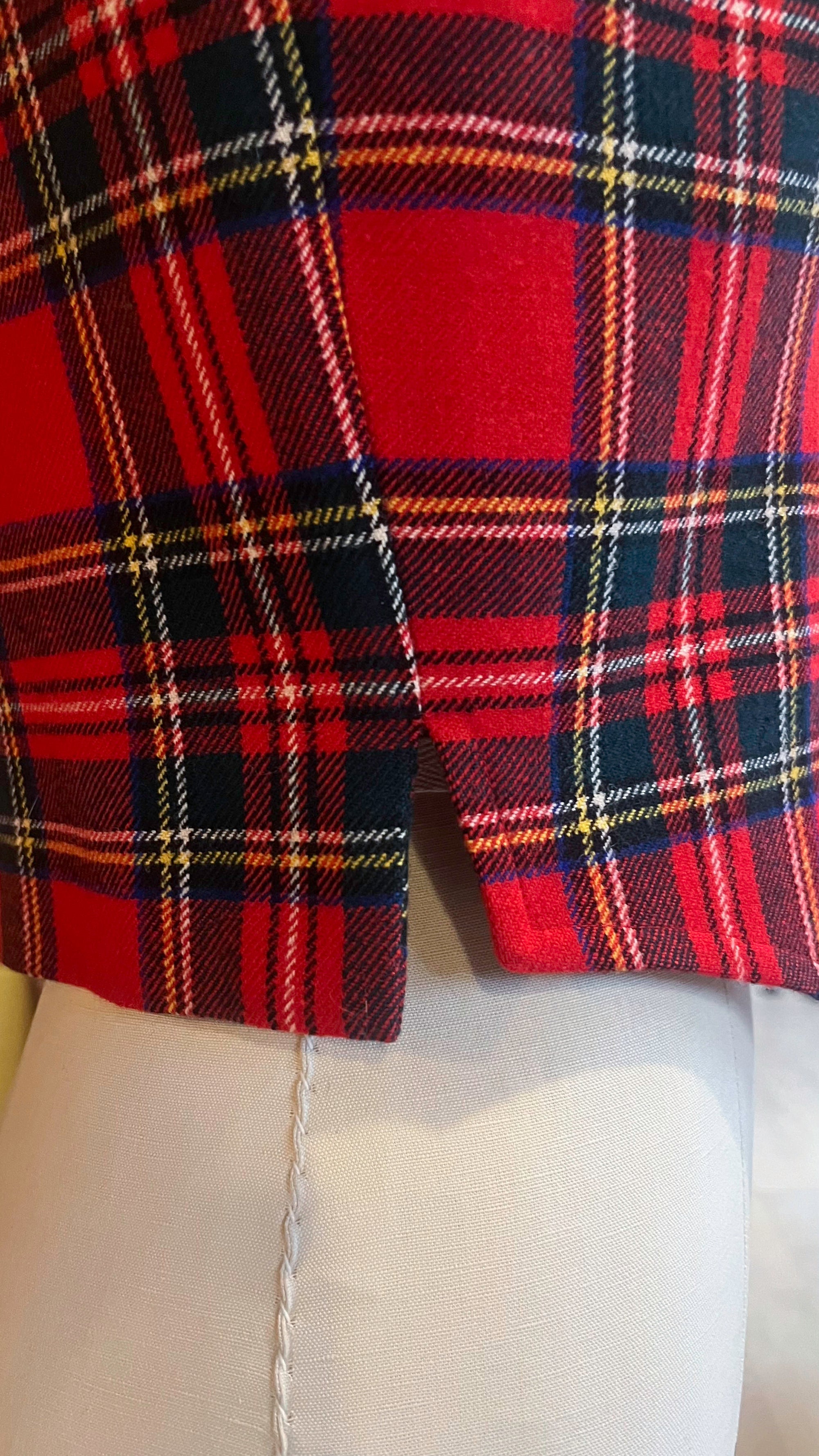 Pringle of Scotland Plaid Vest