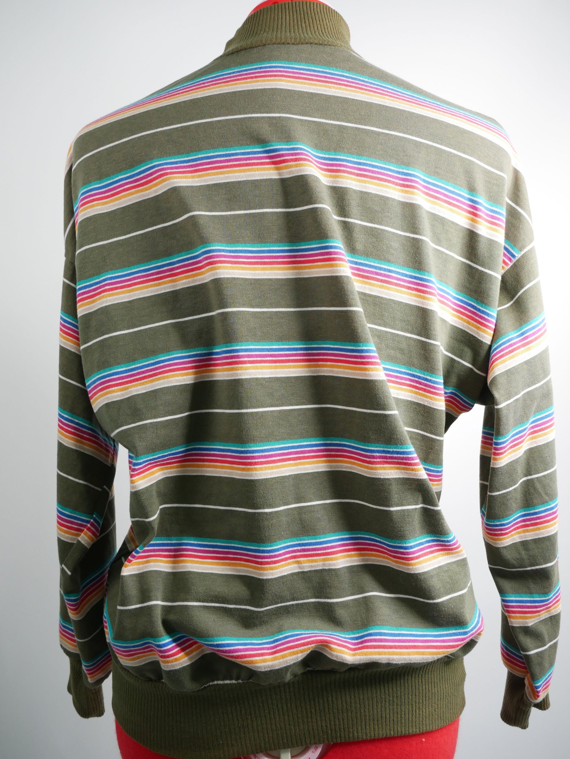 Rainbow Striped Pullover