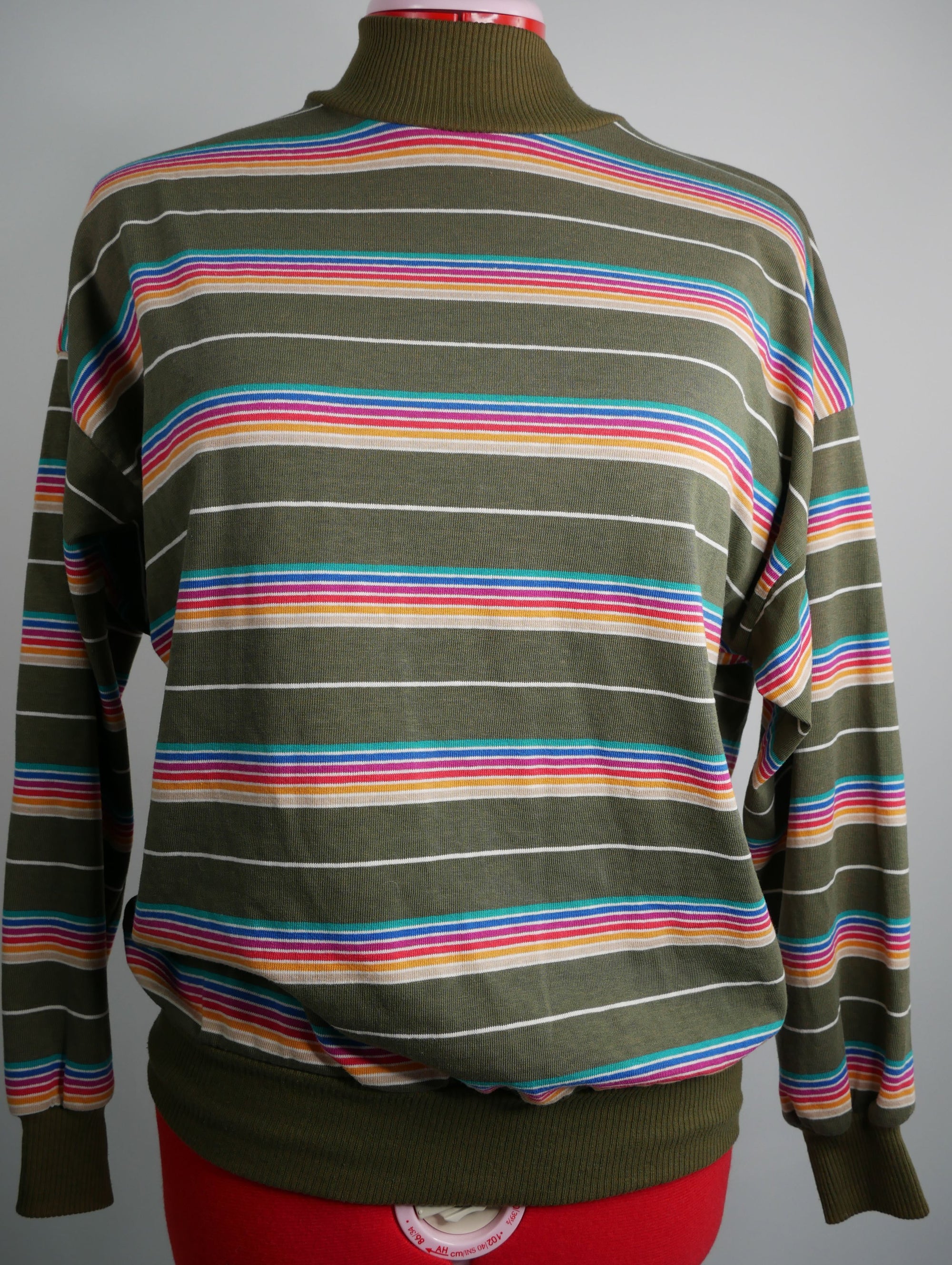 Rainbow Striped Pullover