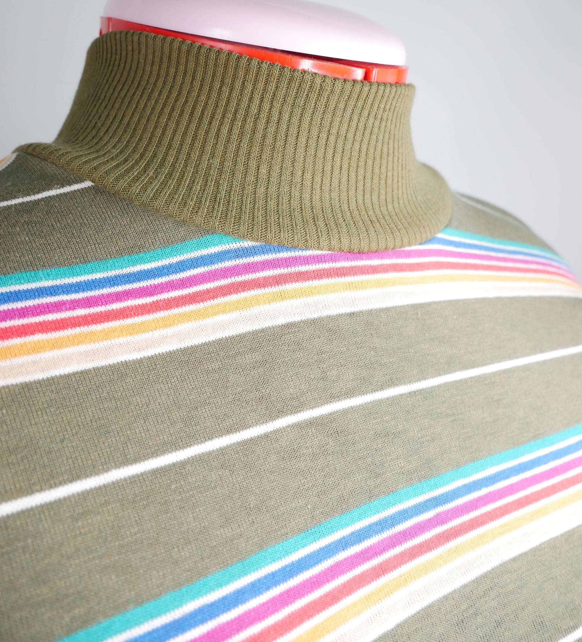 Rainbow Striped Pullover