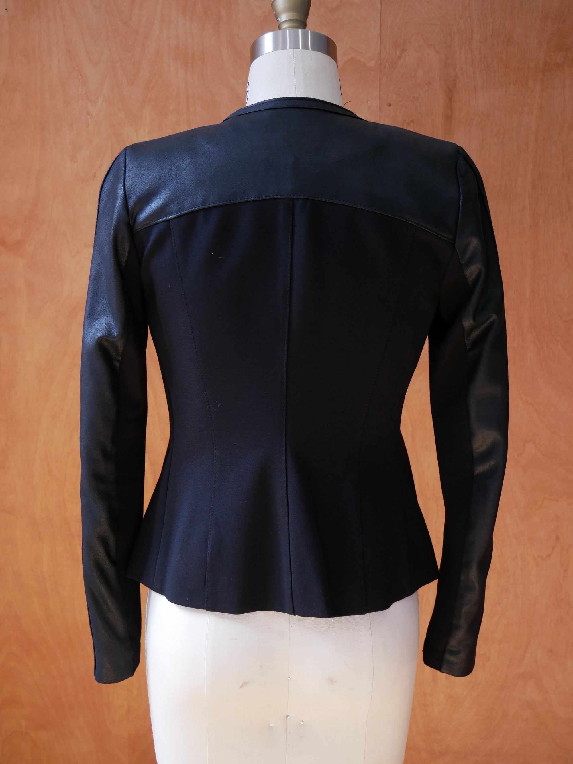 Via Spiga Leather Y2K Jacket