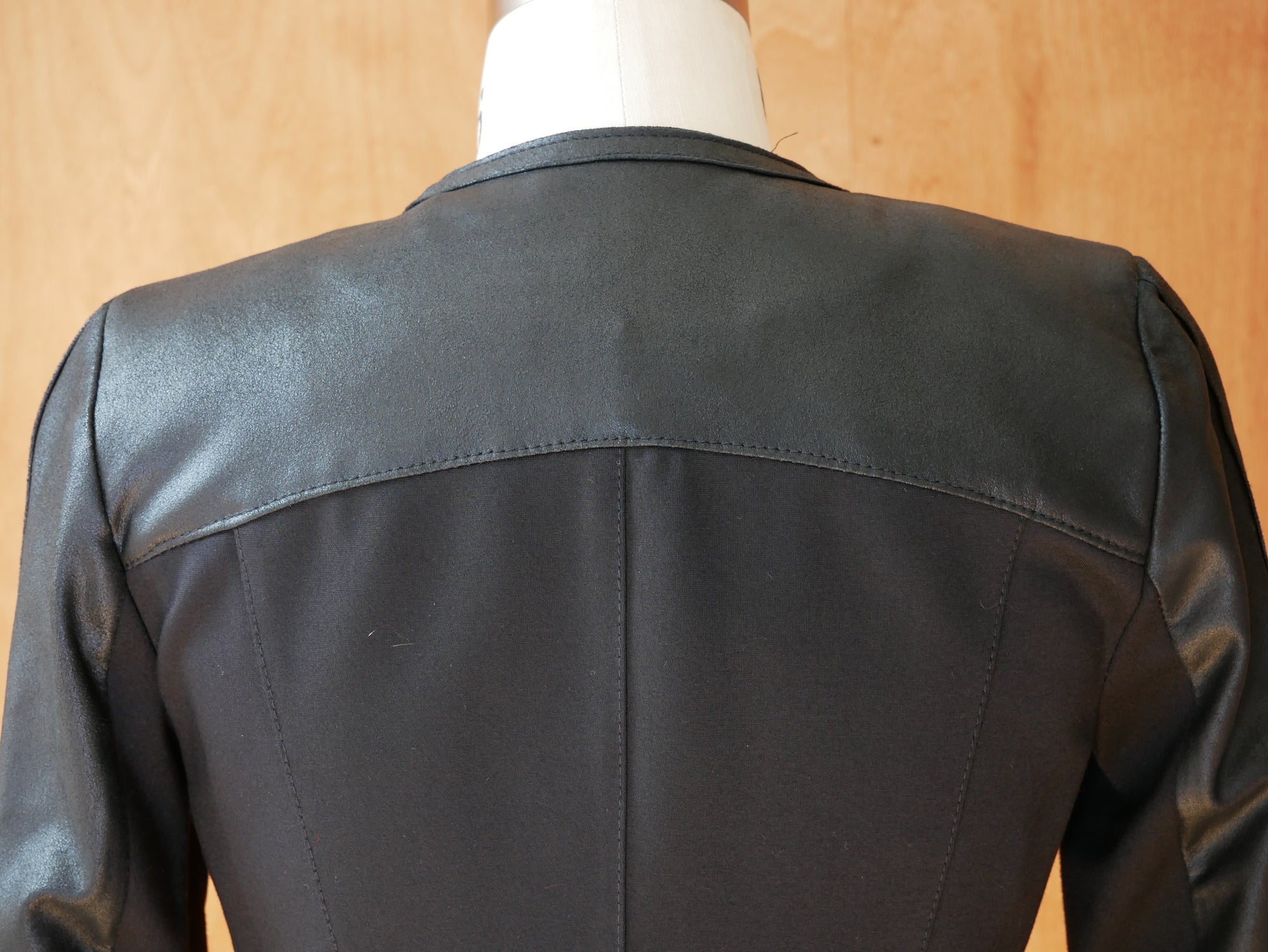 Via Spiga Leather Y2K Jacket