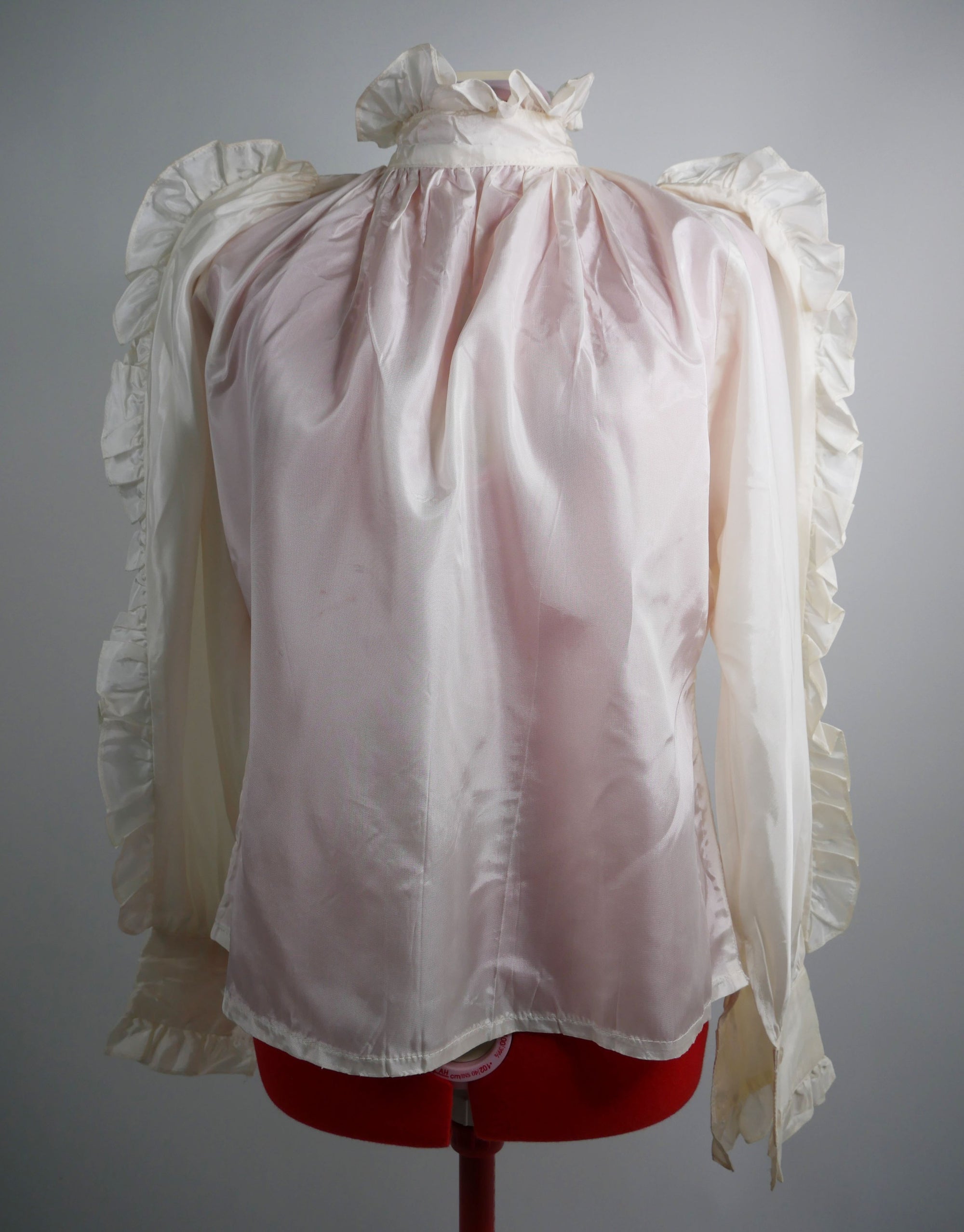 White Ruffle Top