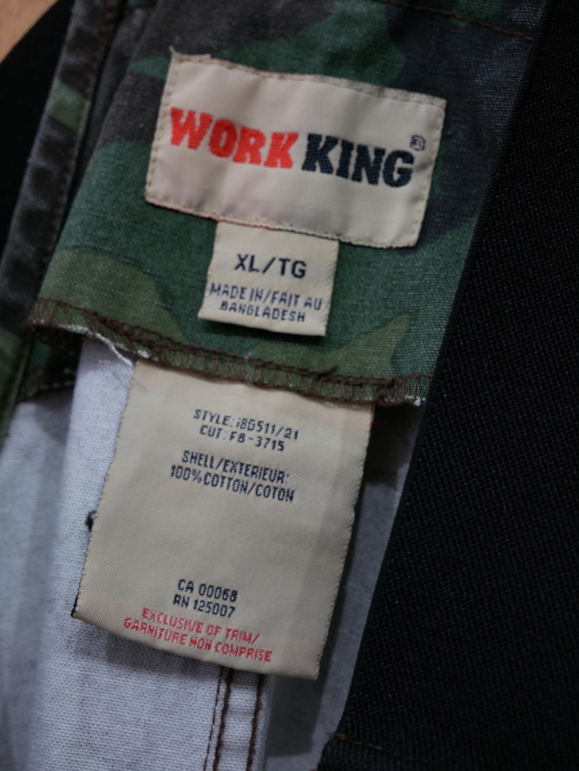Work King Camo Overalls