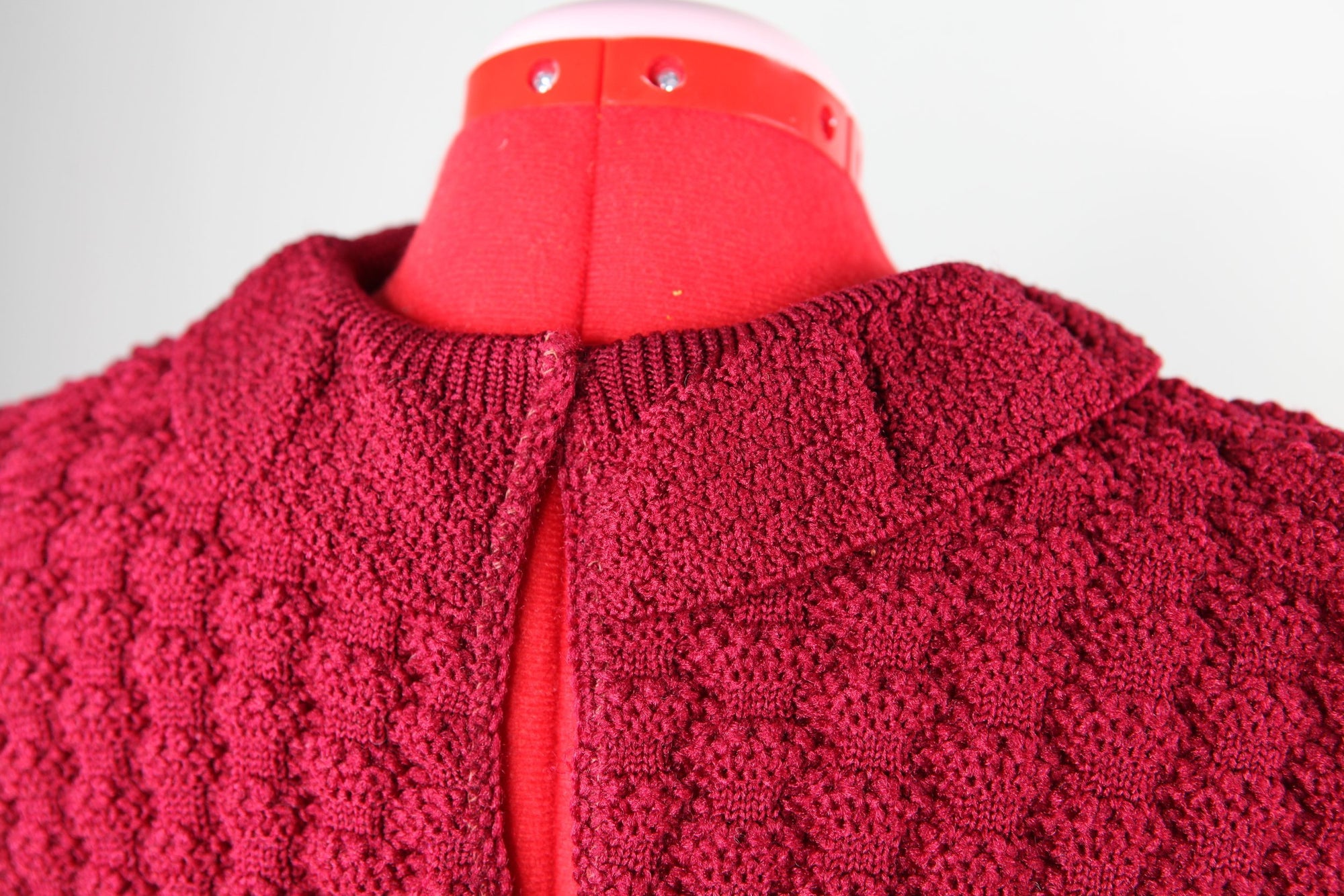 Cranberry Textured Vest