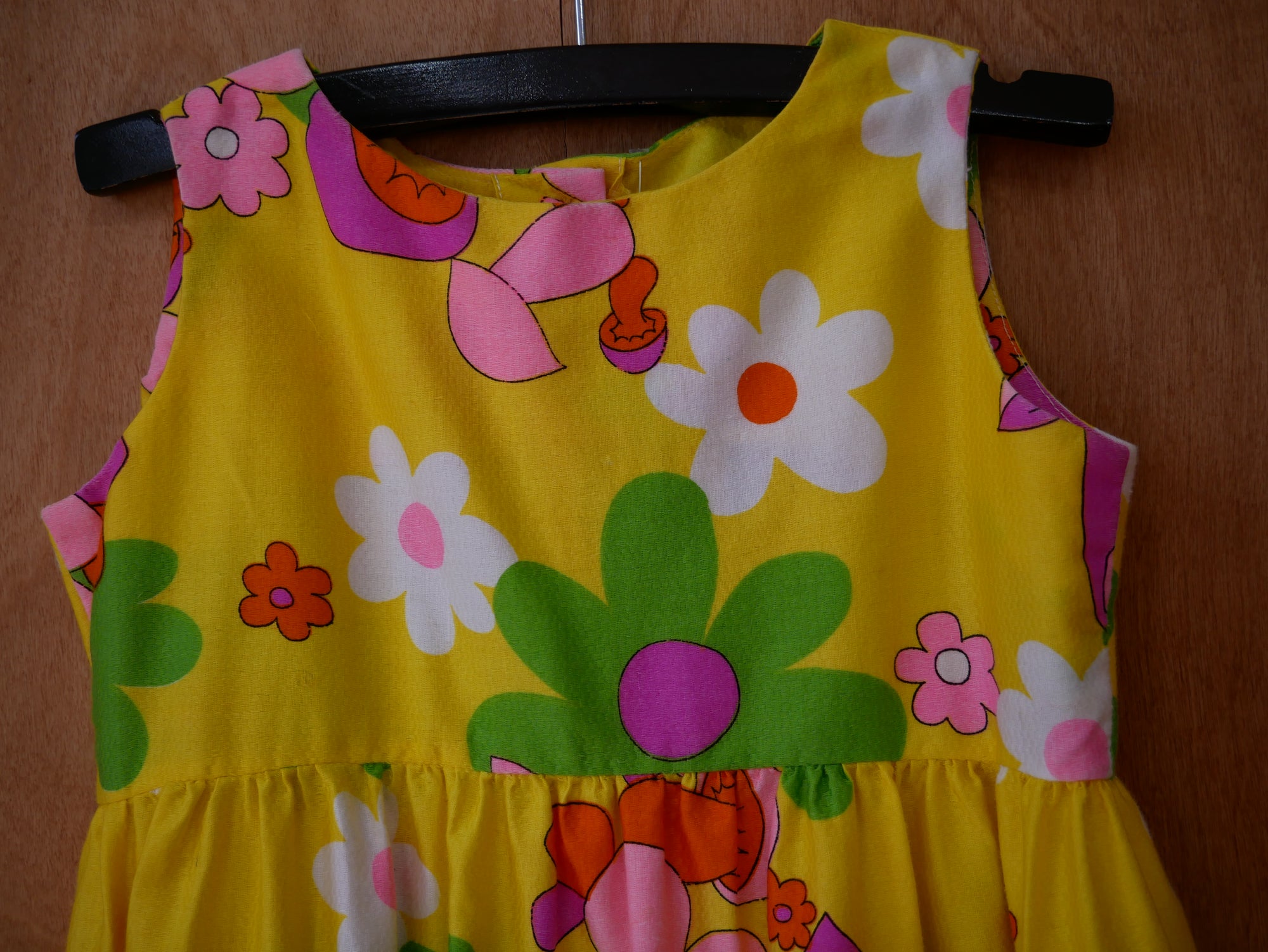 (Kids) Vintage Mushroom Flower Dress