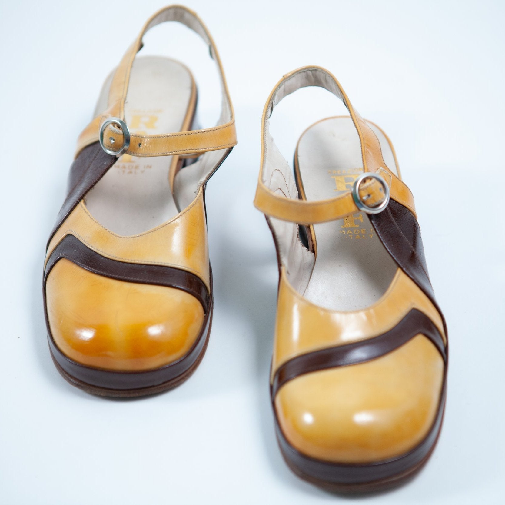 Brown Mod Slingback